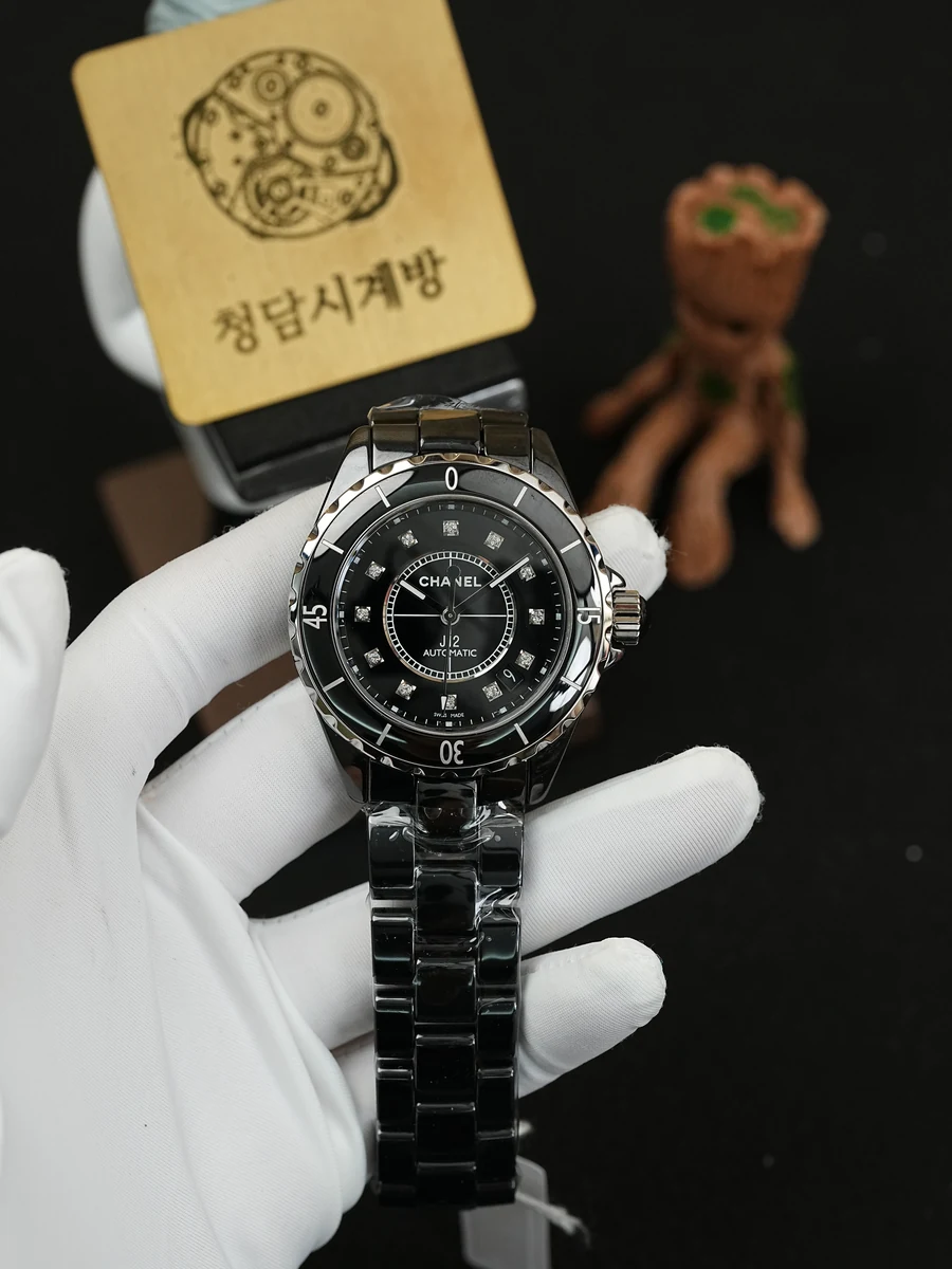 샤넬 J12 세라믹블랙 10P
