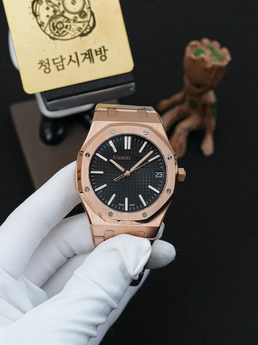 오데마피게 AP 로얄오크 15510 금통 블랙