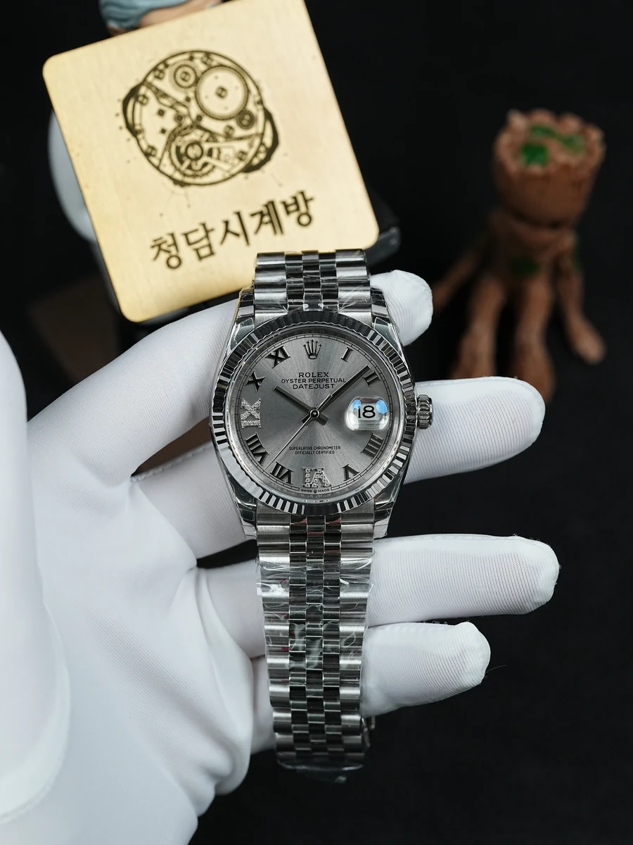 데이저스트 실버 다이아 로만 36mm