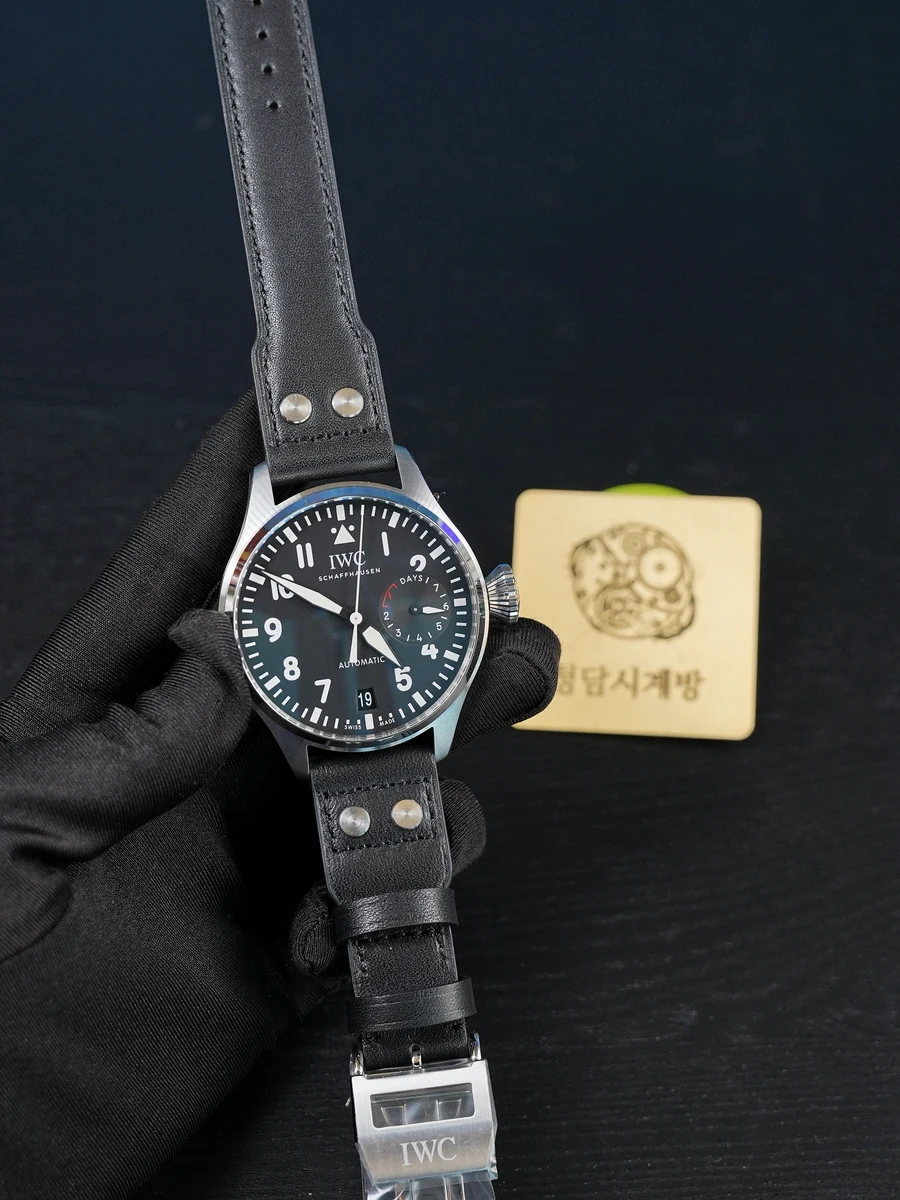 IWC 빅파일럿 워치 블랙
