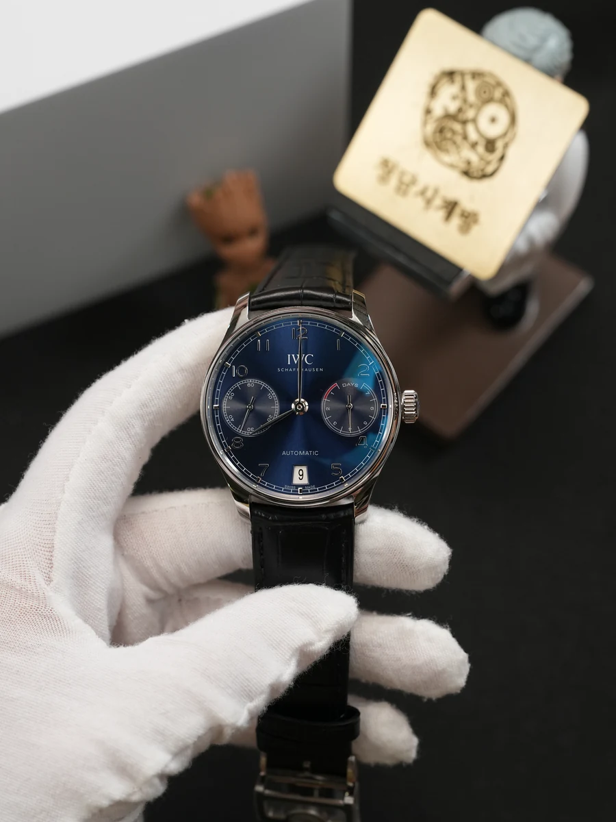 IWC 포르투기저 7DAYS 블루