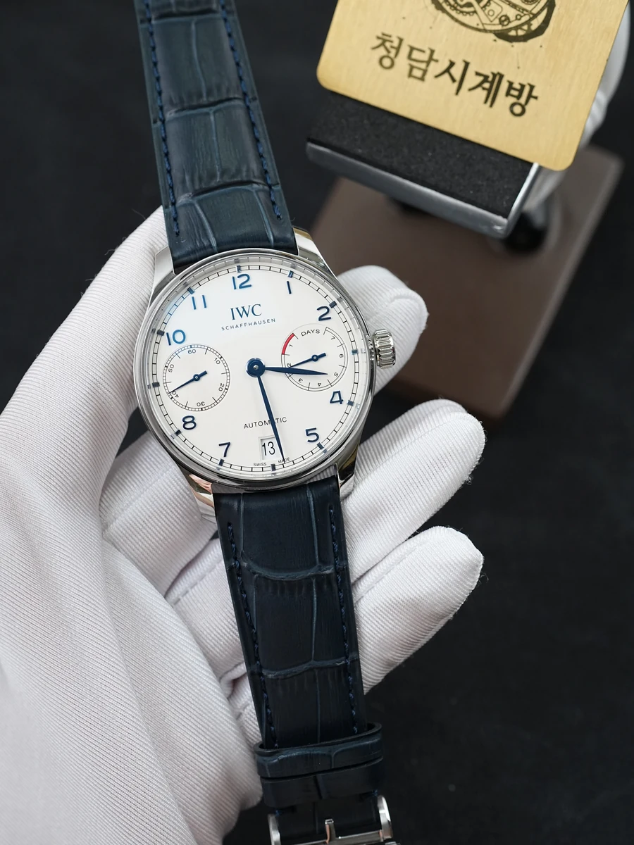 IWC 포르투기저 7DAYS 화이트