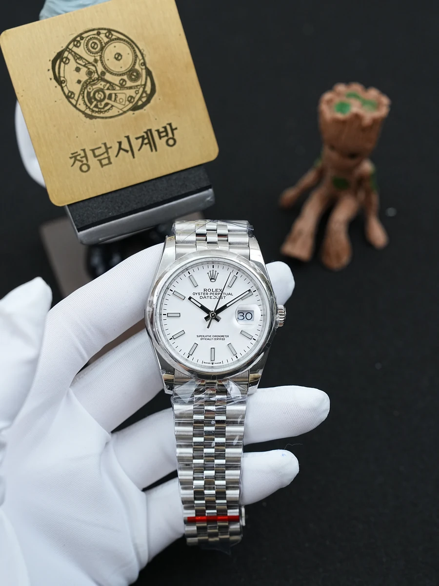 롤렉스 데이저스트 화이트 돔베젤