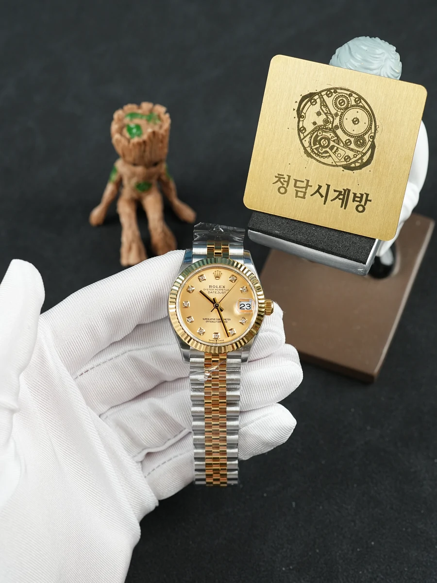 롤렉스 레이디 데이저스트 샴페인골드 10P