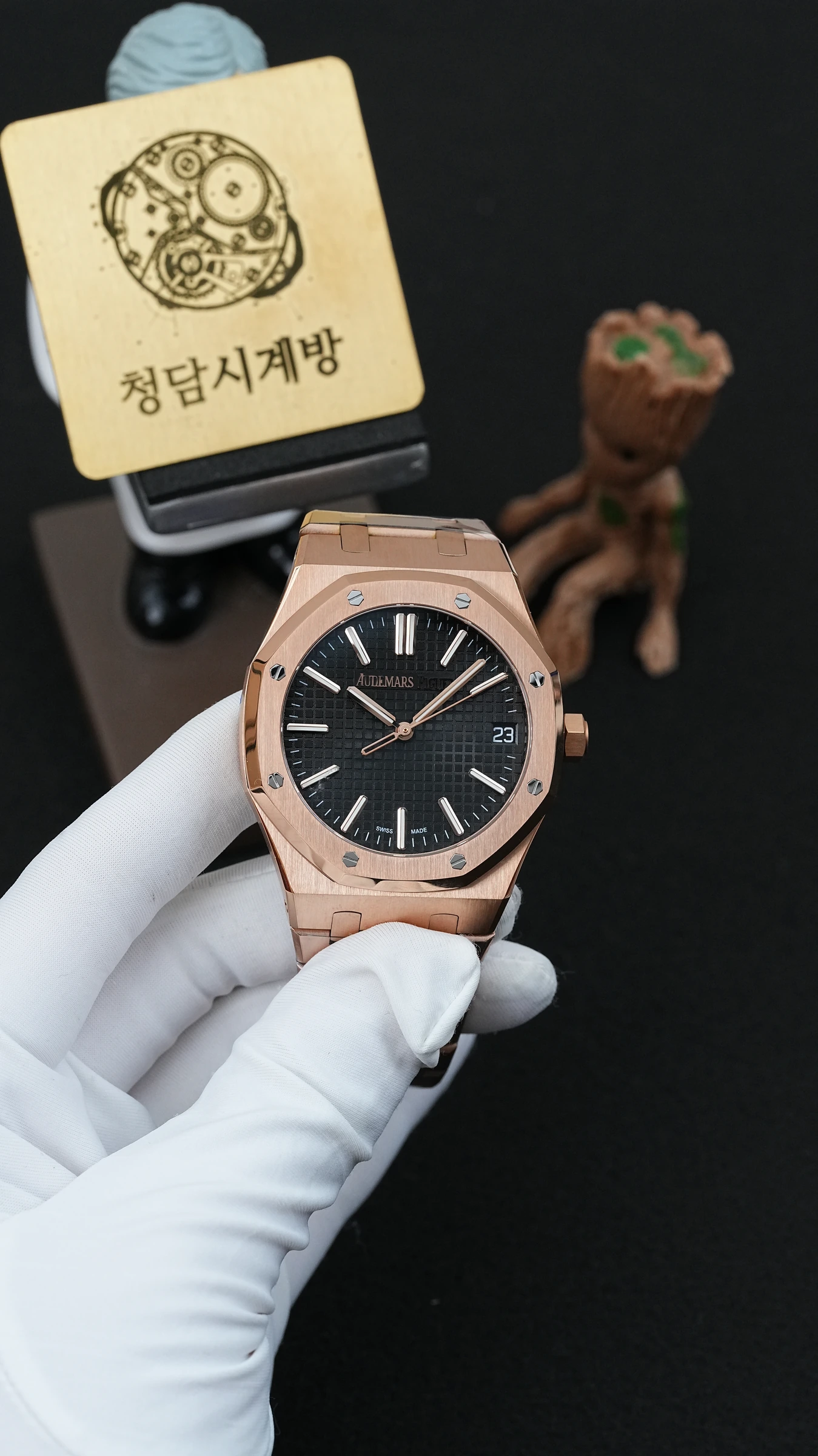 오데마피게 AP 로얄오크 15510 금통 블랙 상품 이미지 1