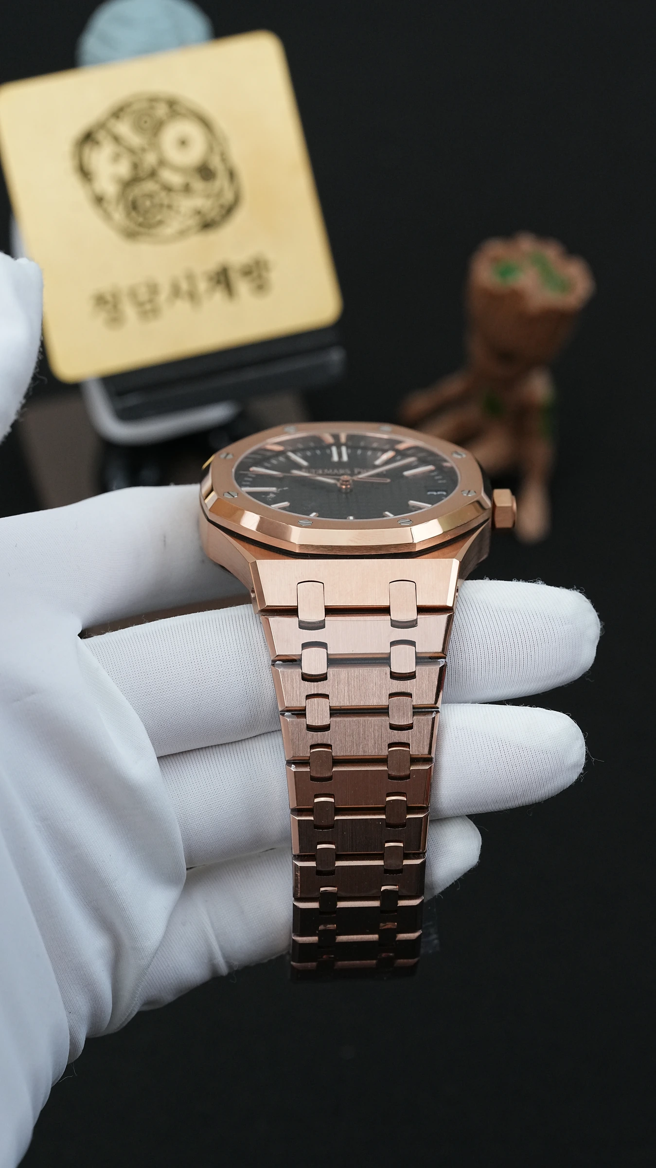 오데마피게 AP 로얄오크 15510 금통 블랙 상세 이미지 5