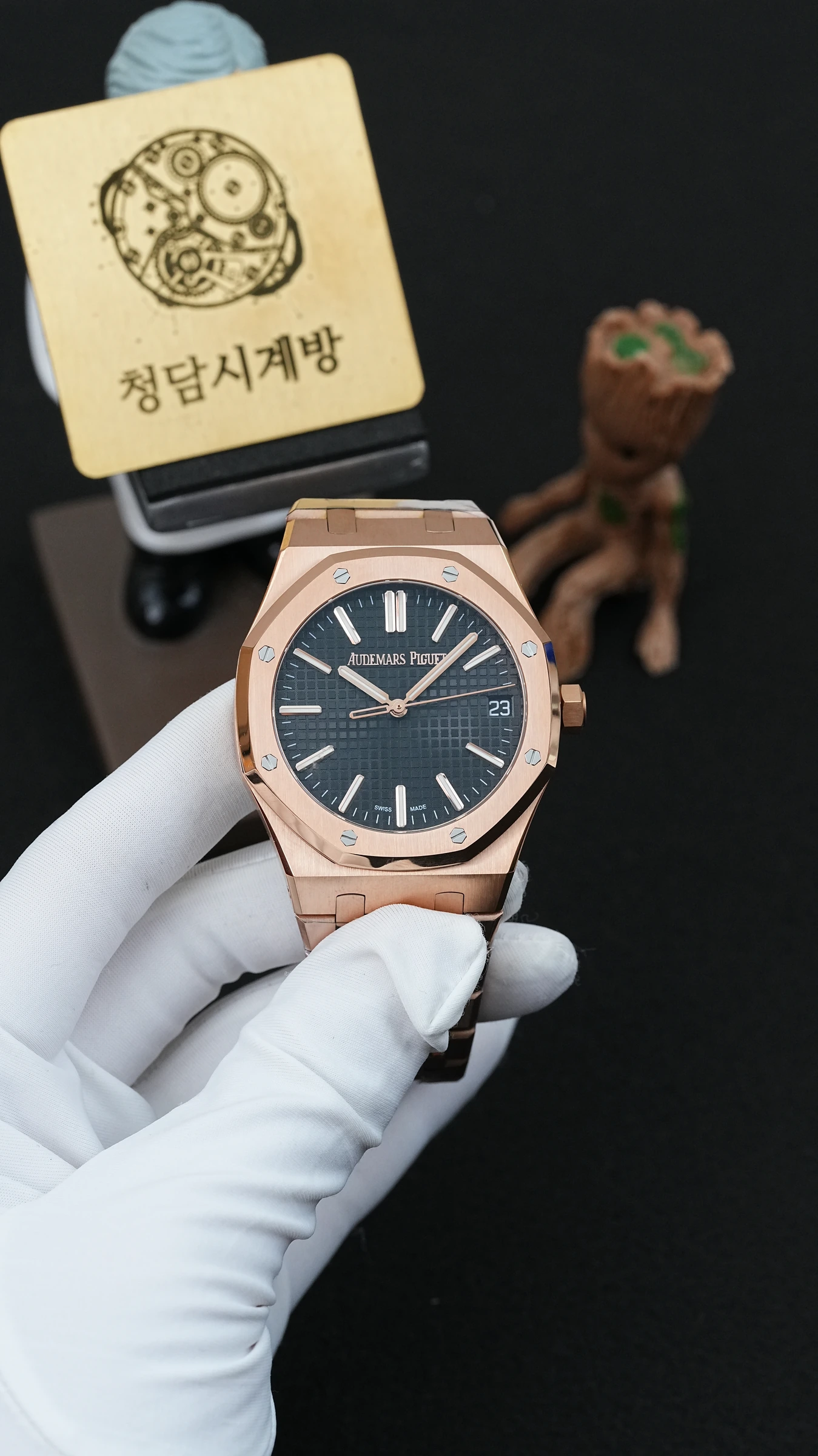 오데마피게 AP 로얄오크 15510 금통 블랙 상세 이미지 8