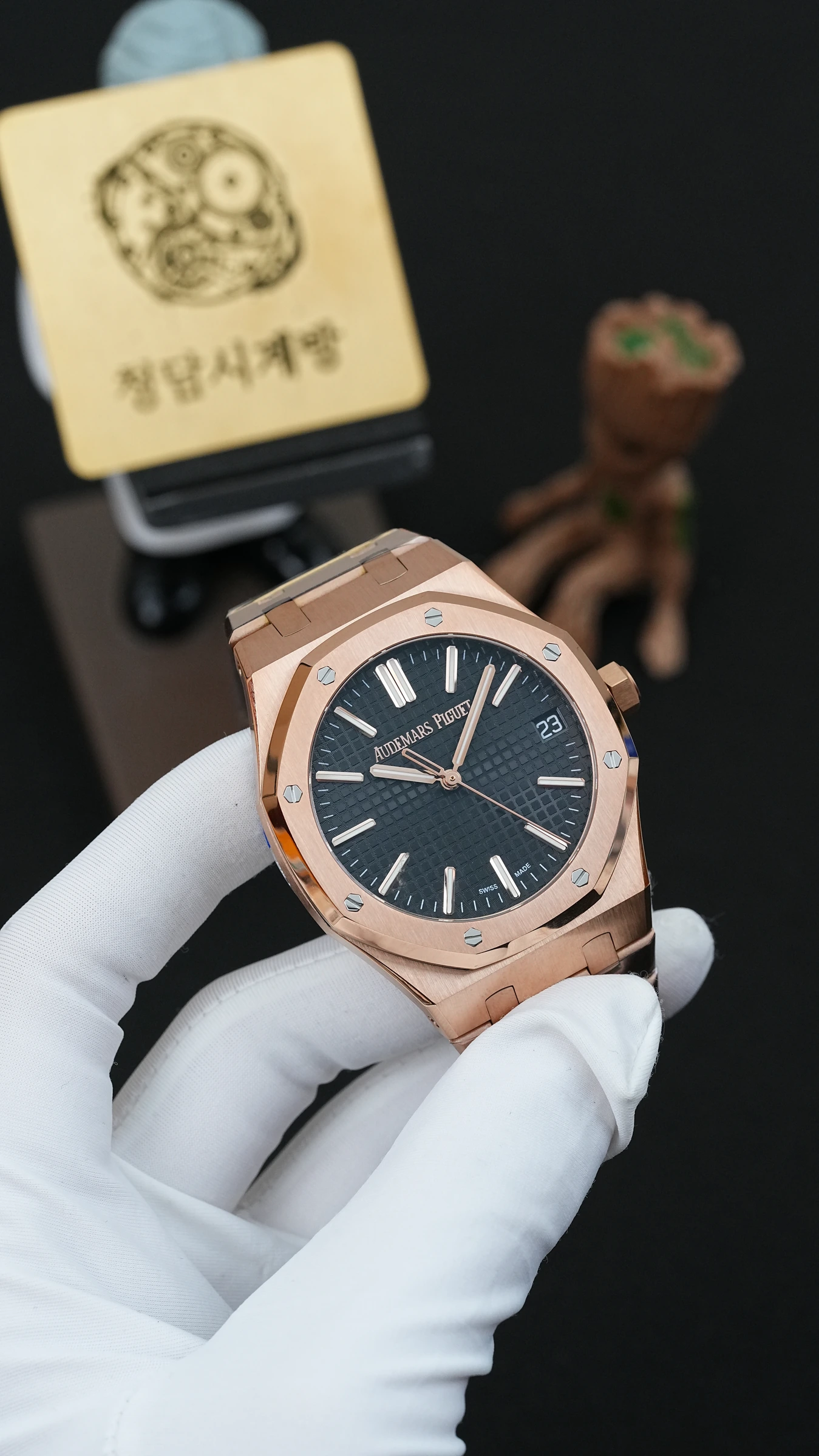 오데마피게 AP 로얄오크 15510 금통 블랙 상세 이미지 9
