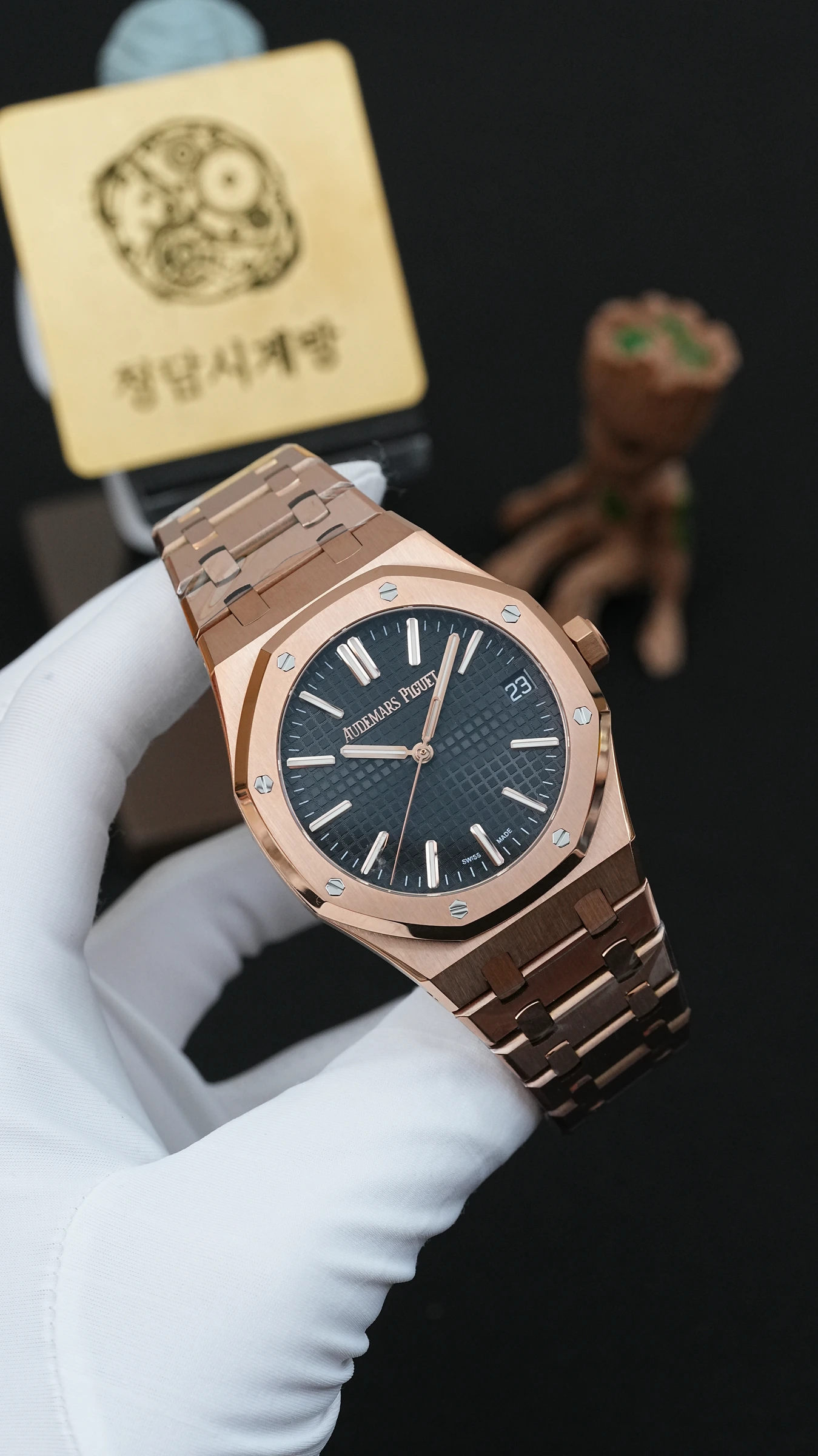오데마피게 AP 로얄오크 15510 금통 블랙 상세 이미지 14