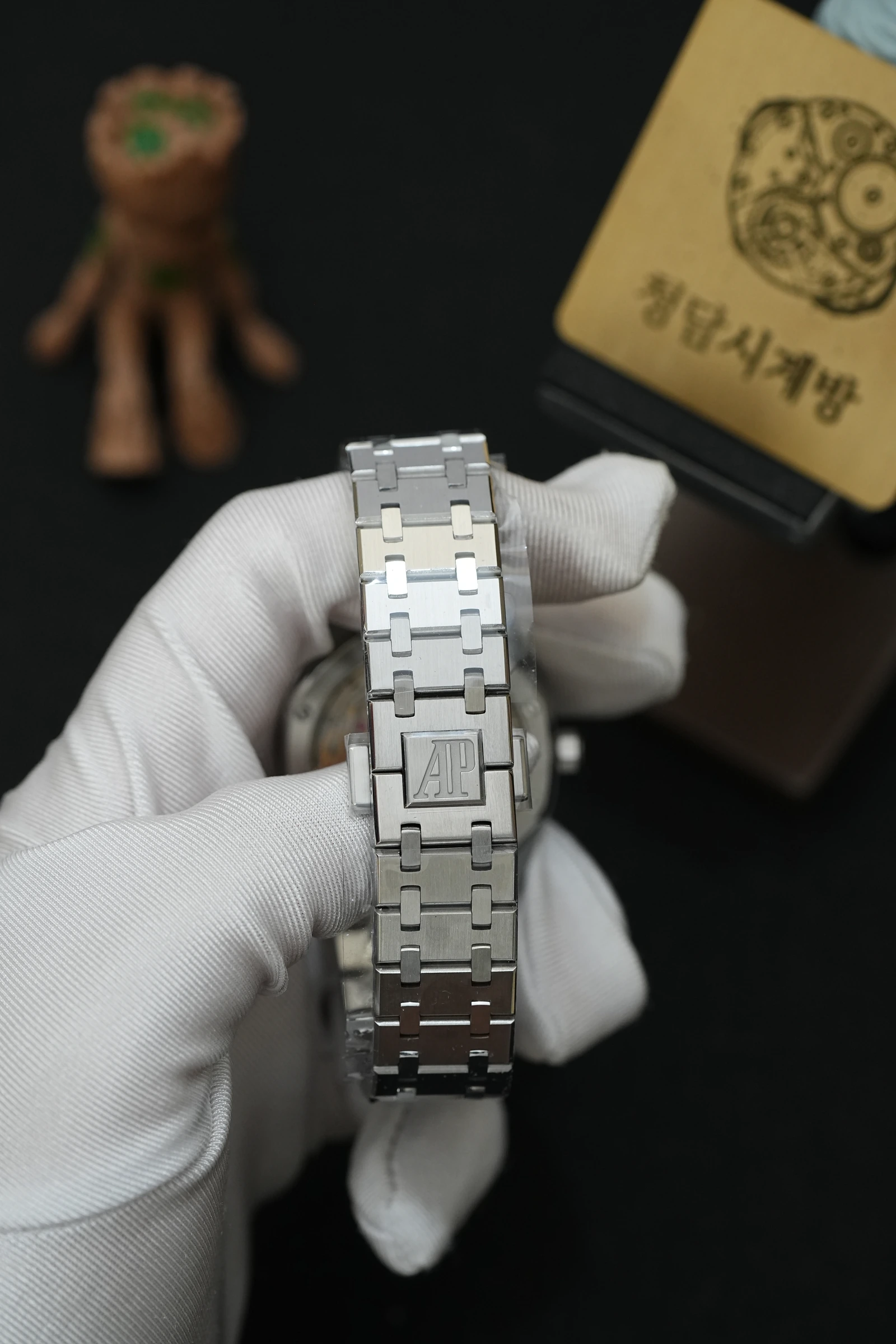 오데마피게 로얄오크 77350ST 화이트 상세 이미지 6