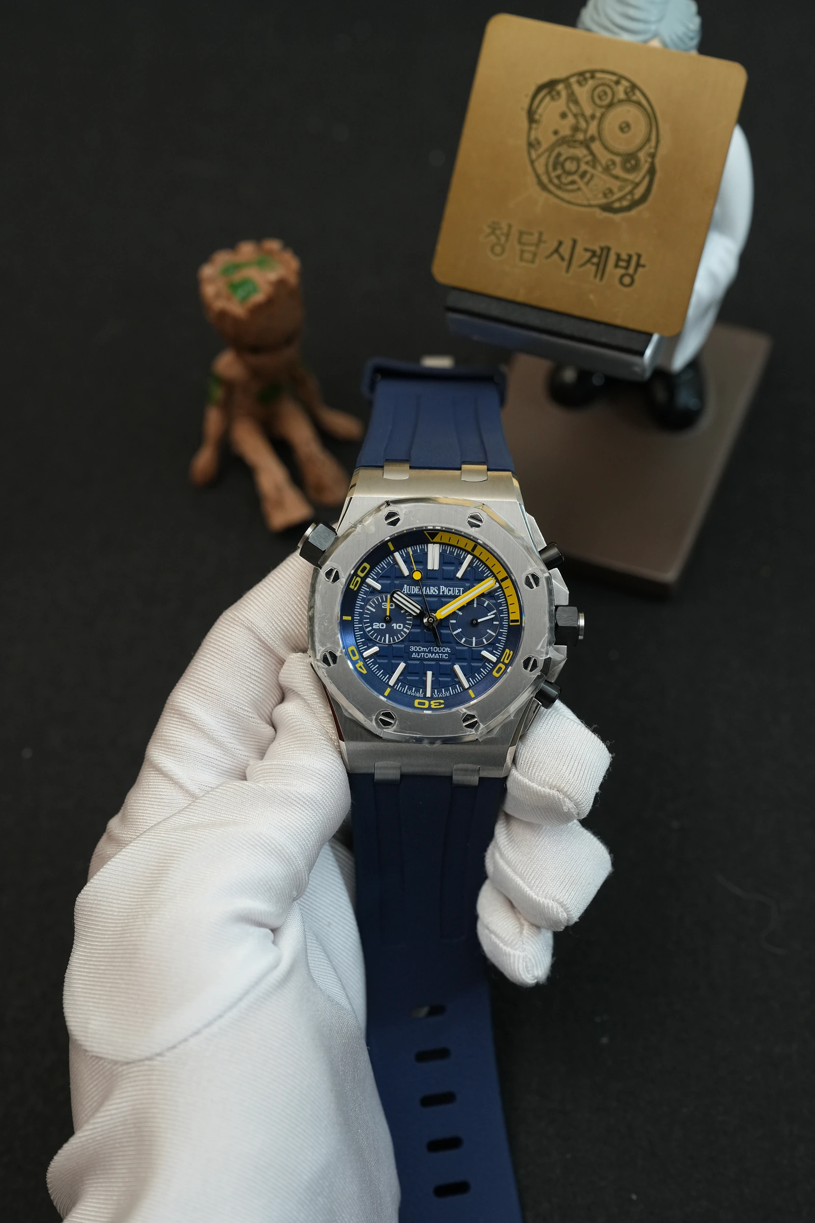 오데마피게 로얄오크 오프쇼어 다이버 블루 상세 이미지 5