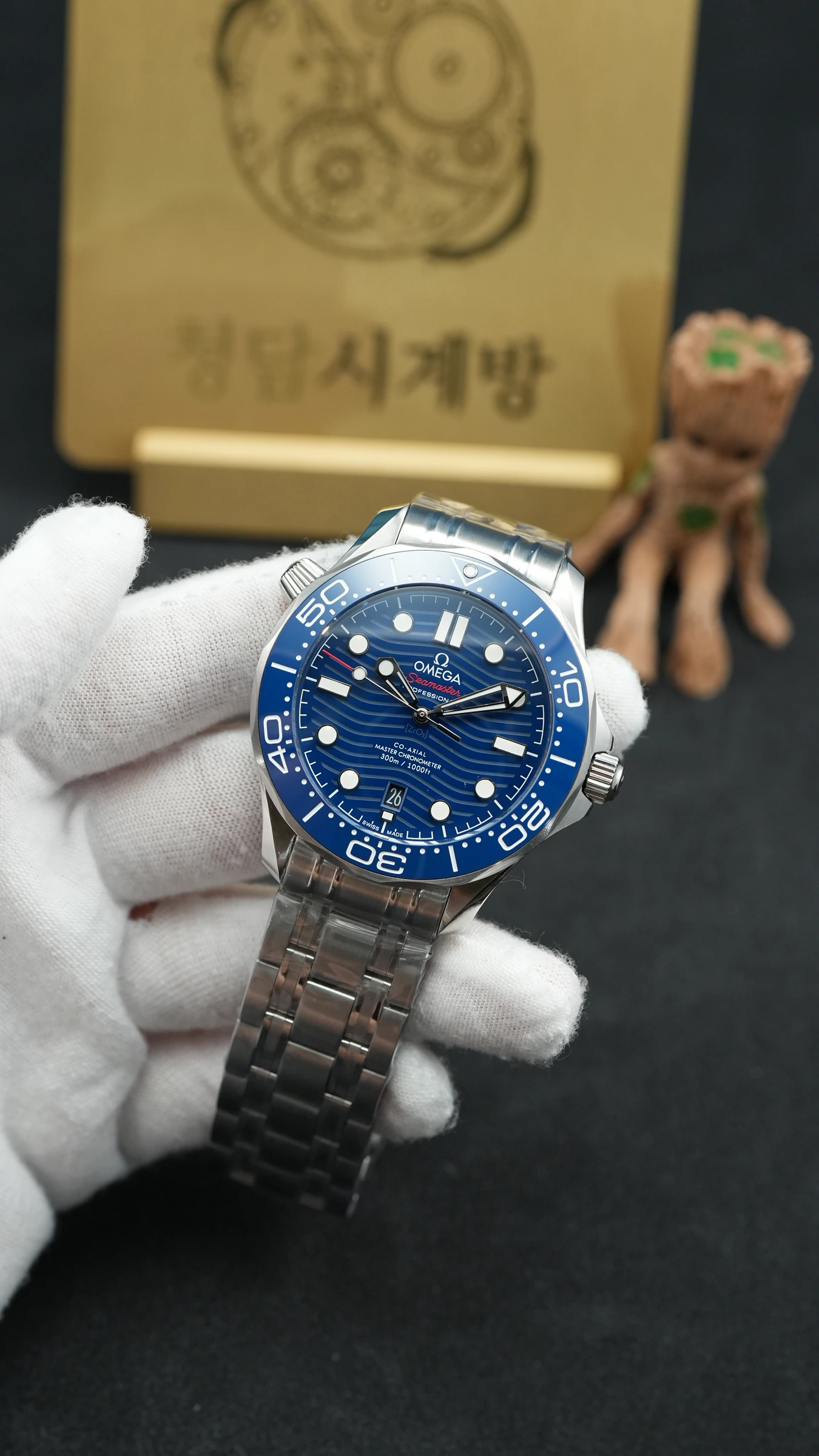 오메가 씨마스터 다이버 300 블루 상세 이미지 16