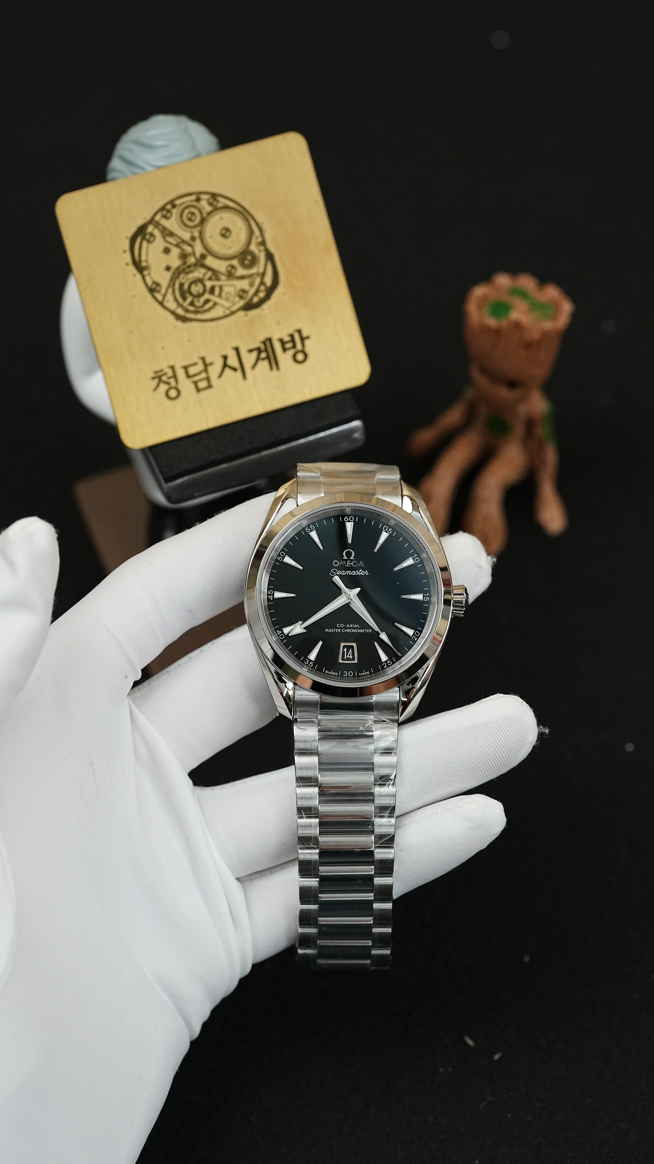 오메가 씨마스터 아쿠아테라 블랙 상세 이미지 9