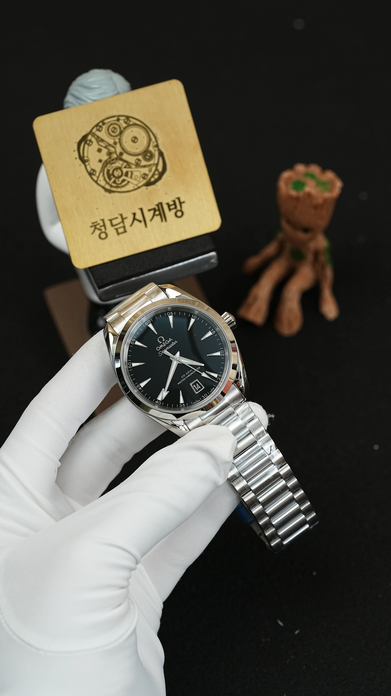 오메가 씨마스터 아쿠아테라 블랙 상세 이미지 11