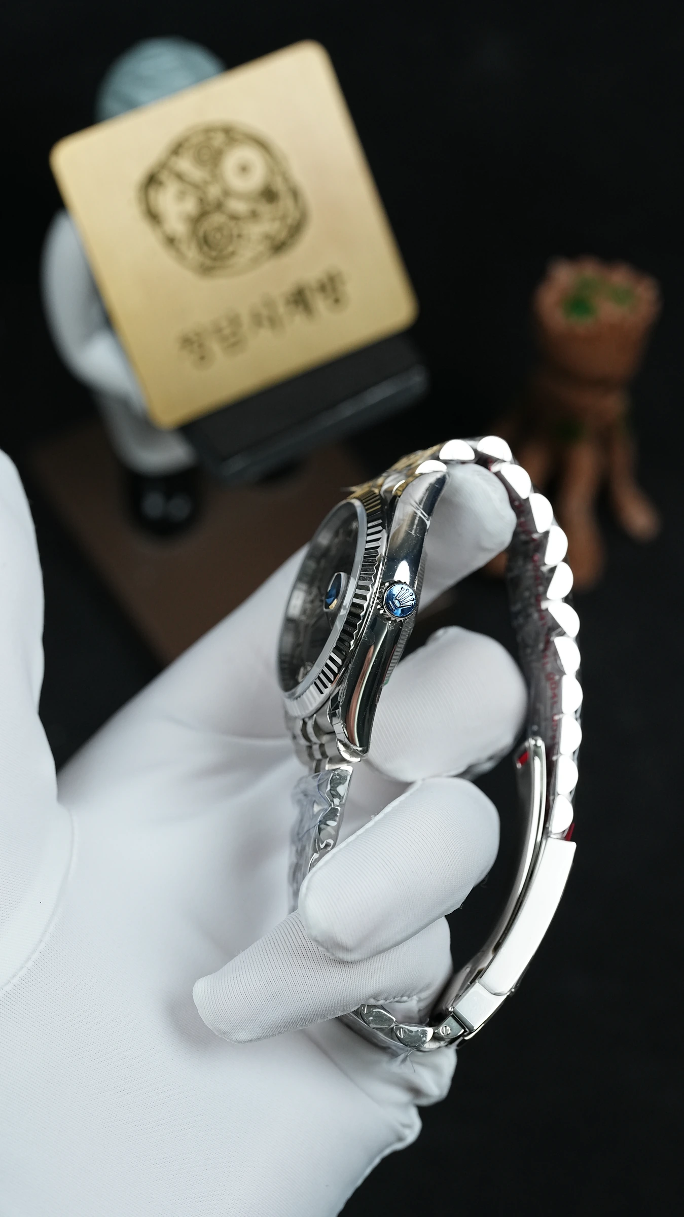 데이저스트 실버 다이아 로만 36mm 상세 이미지 3