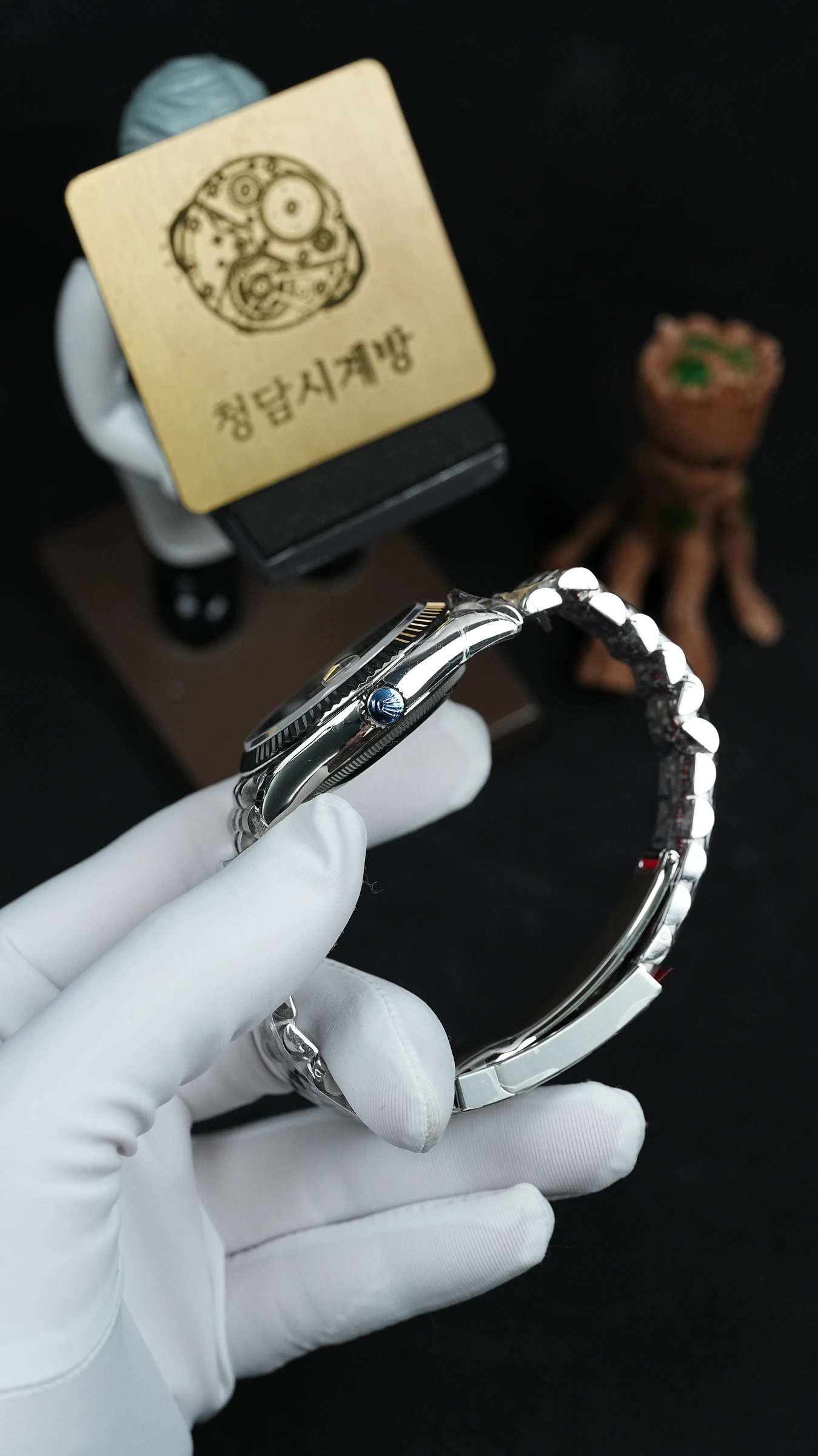 데이저스트 실버 다이아 로만 36mm 상세 이미지 9