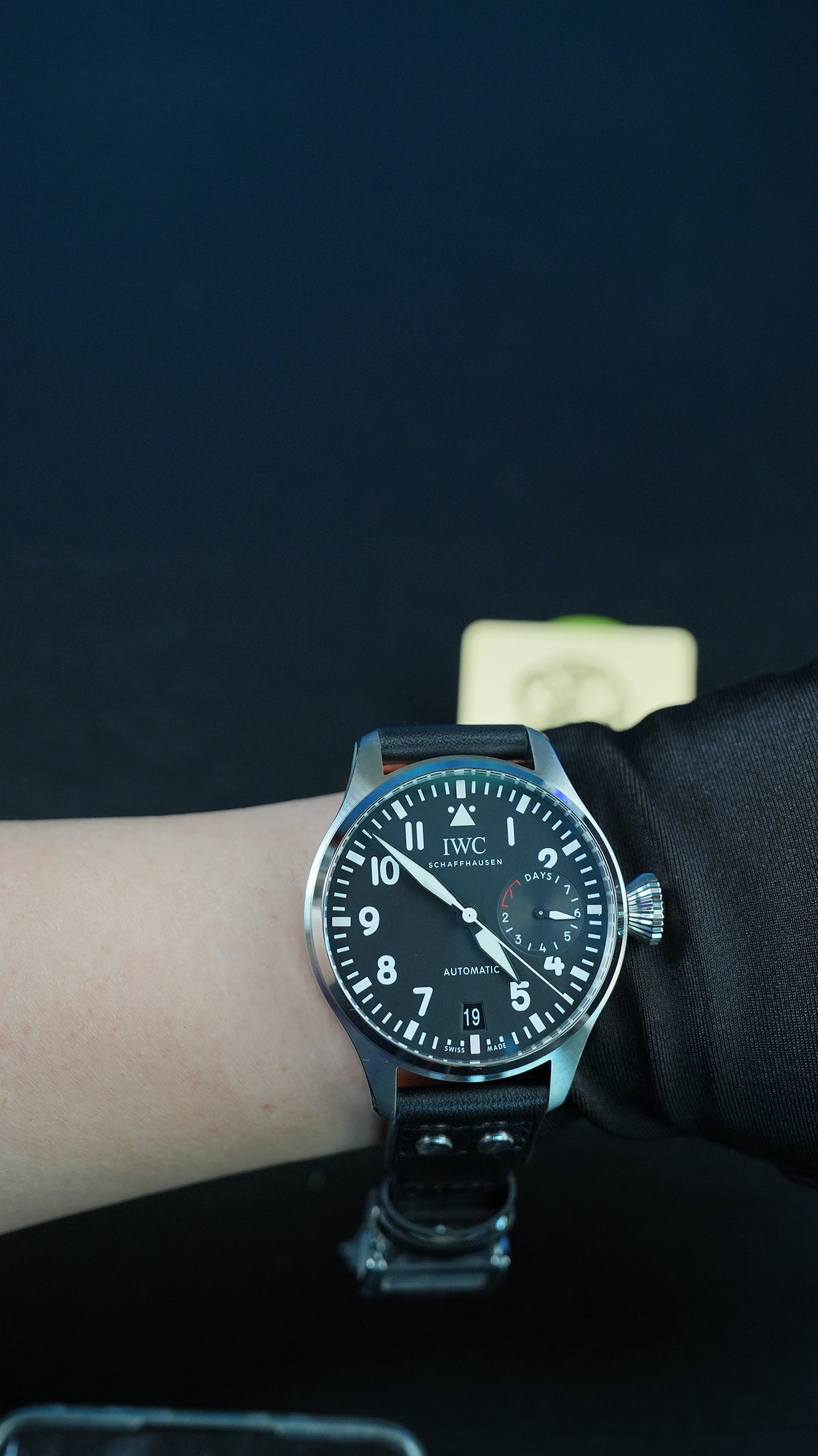 IWC 빅파일럿 워치 블랙 상세 이미지 11