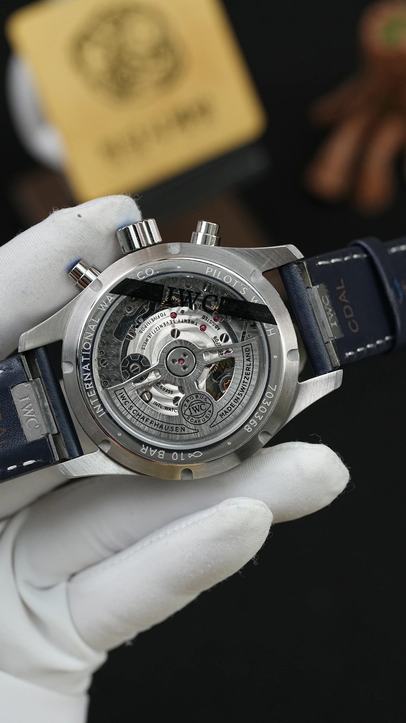 IWC 파일럿 워치 크로노그래프 블루 상세 이미지 8