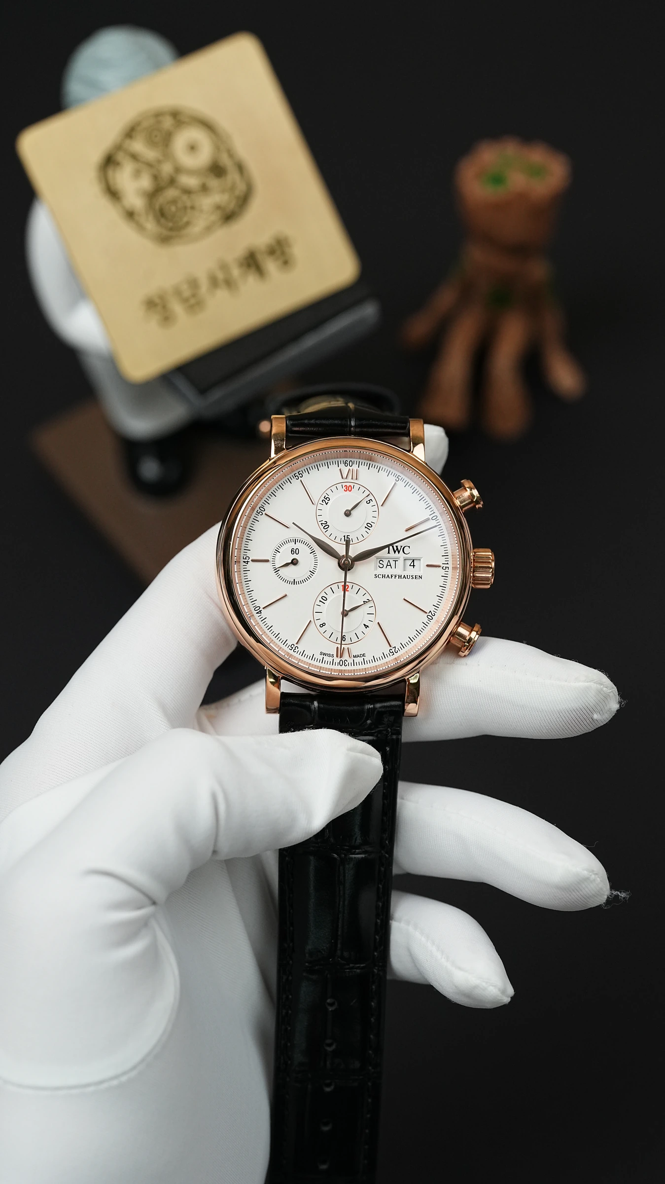 IWC 포르토피노 크로노 로즈골드 상세 이미지 4