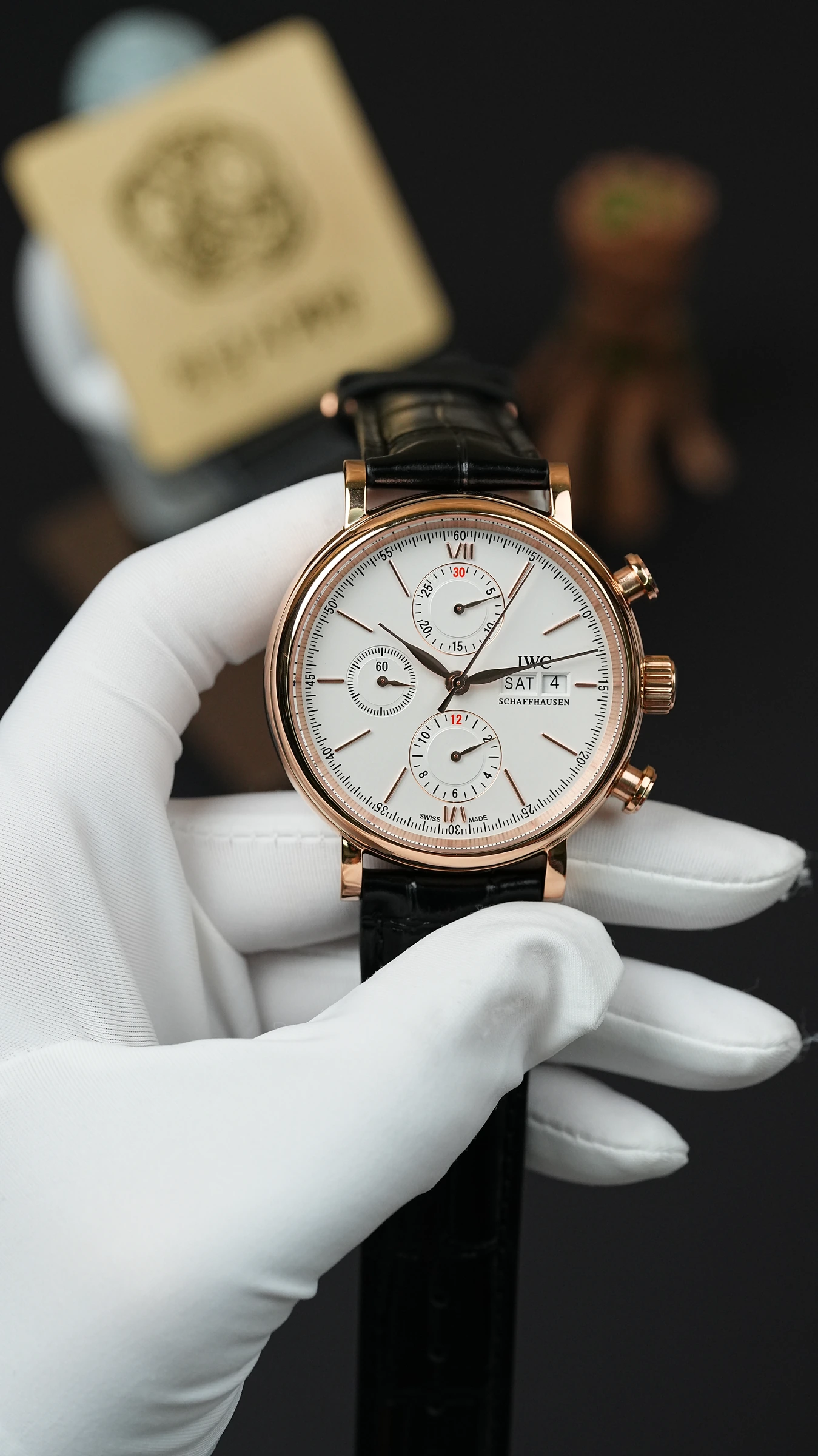 IWC 포르토피노 크로노 로즈골드 상세 이미지 5