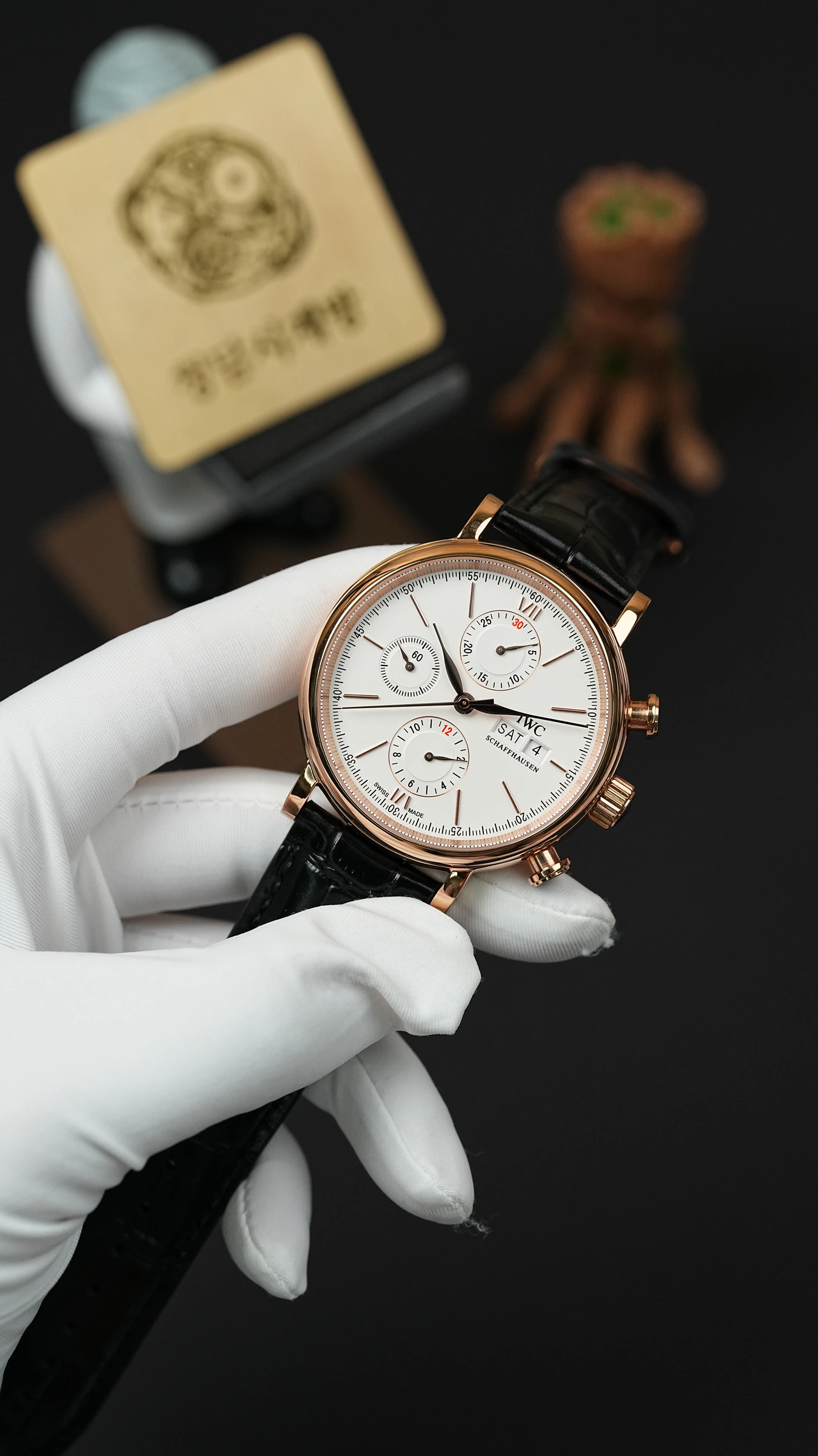 IWC 포르토피노 크로노 로즈골드 상세 이미지 8