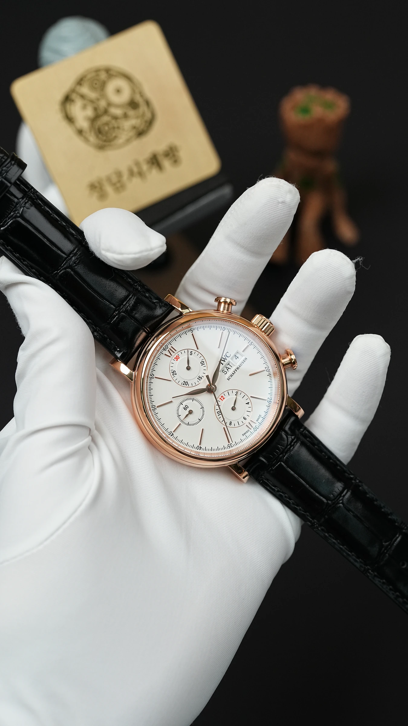 IWC 포르토피노 크로노 로즈골드 상세 이미지 10