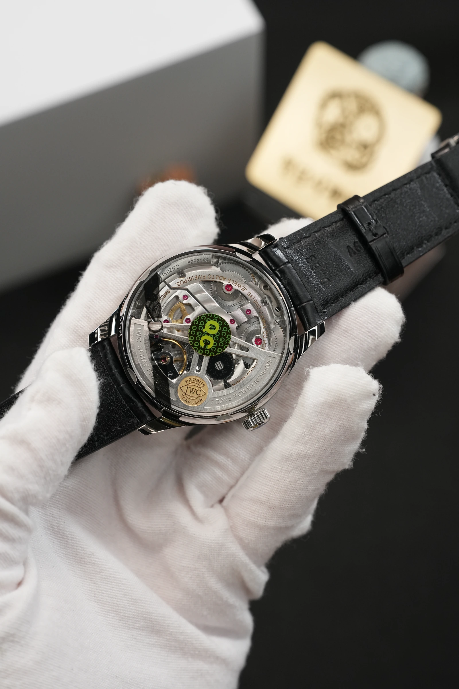 IWC 포르투기저 7DAYS 블루 상세 이미지 8
