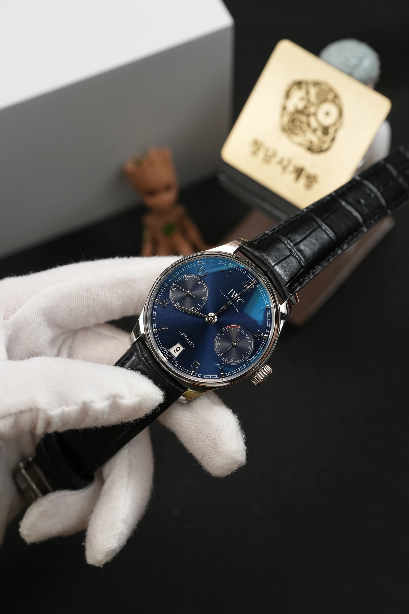 IWC 포르투기저 7DAYS 블루 상세 이미지 12
