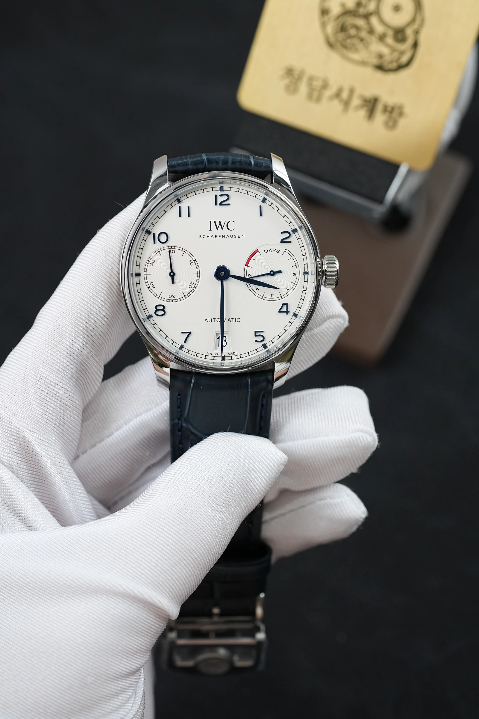 IWC 포르투기저 7DAYS 화이트 상세 이미지 6