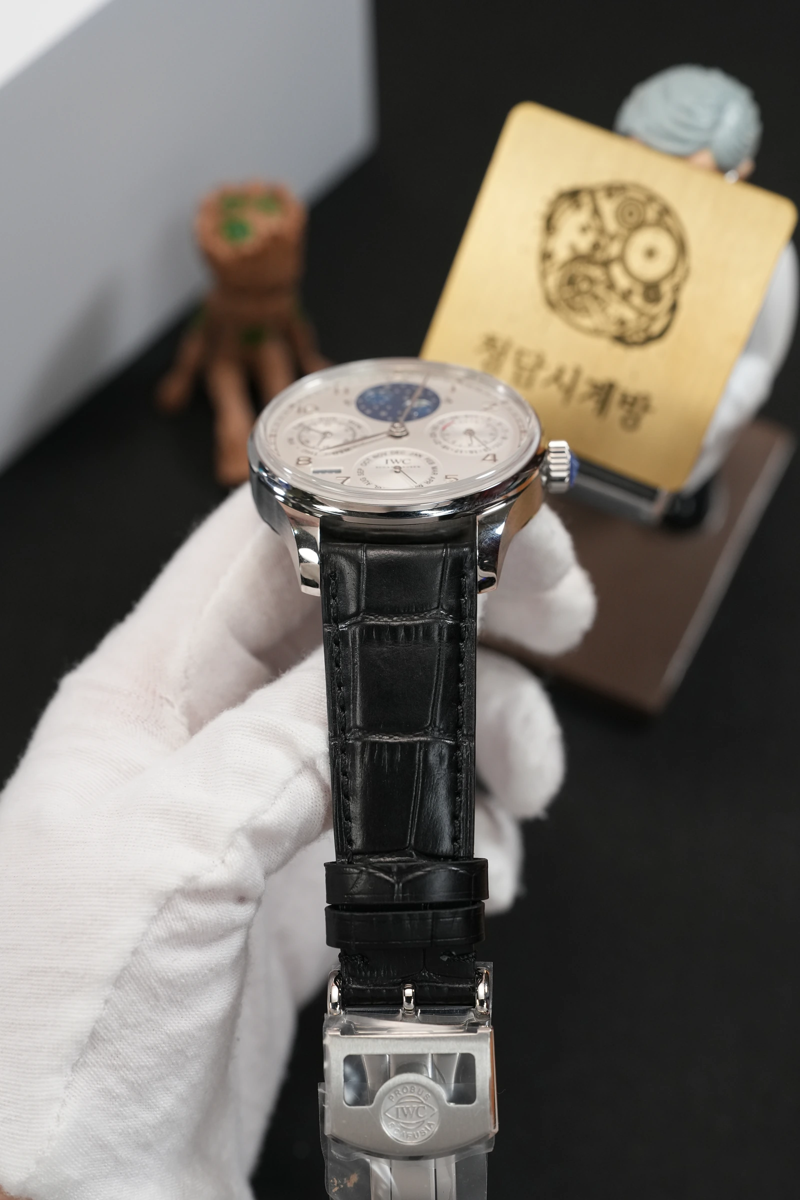 IWC 포르투기저 퍼페추얼 캘린더 실버 상세 이미지 7