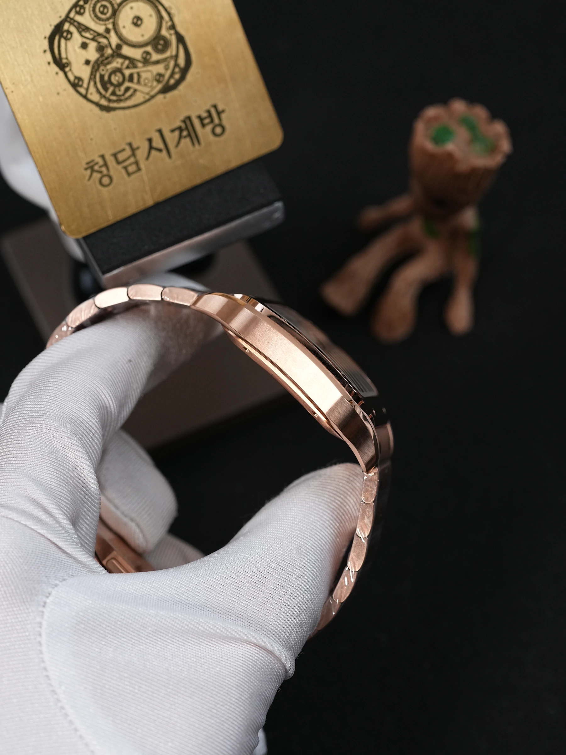 까르띠에 산토스 로즈골드 금통 상세 이미지 6