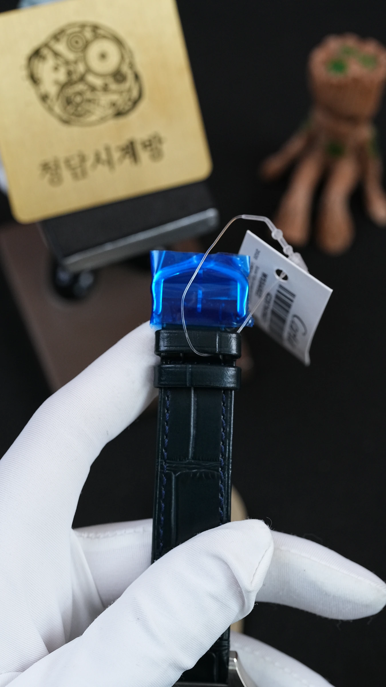 까르띠에 산토스 뒤몽 블루가죽 상세 이미지 18
