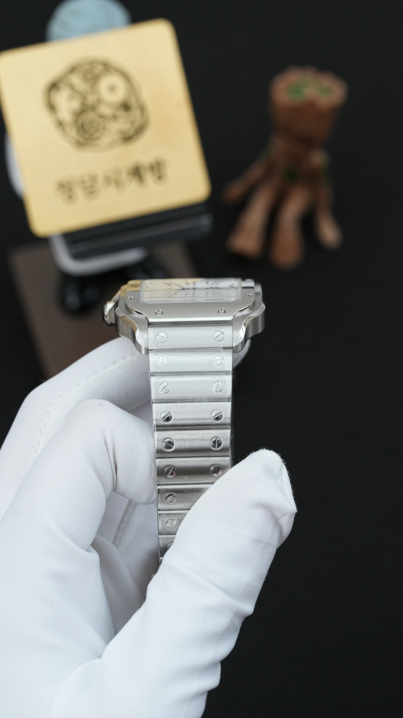 까르띠에 산토스 드 까르띠에 스틸 미디움 상세 이미지 12