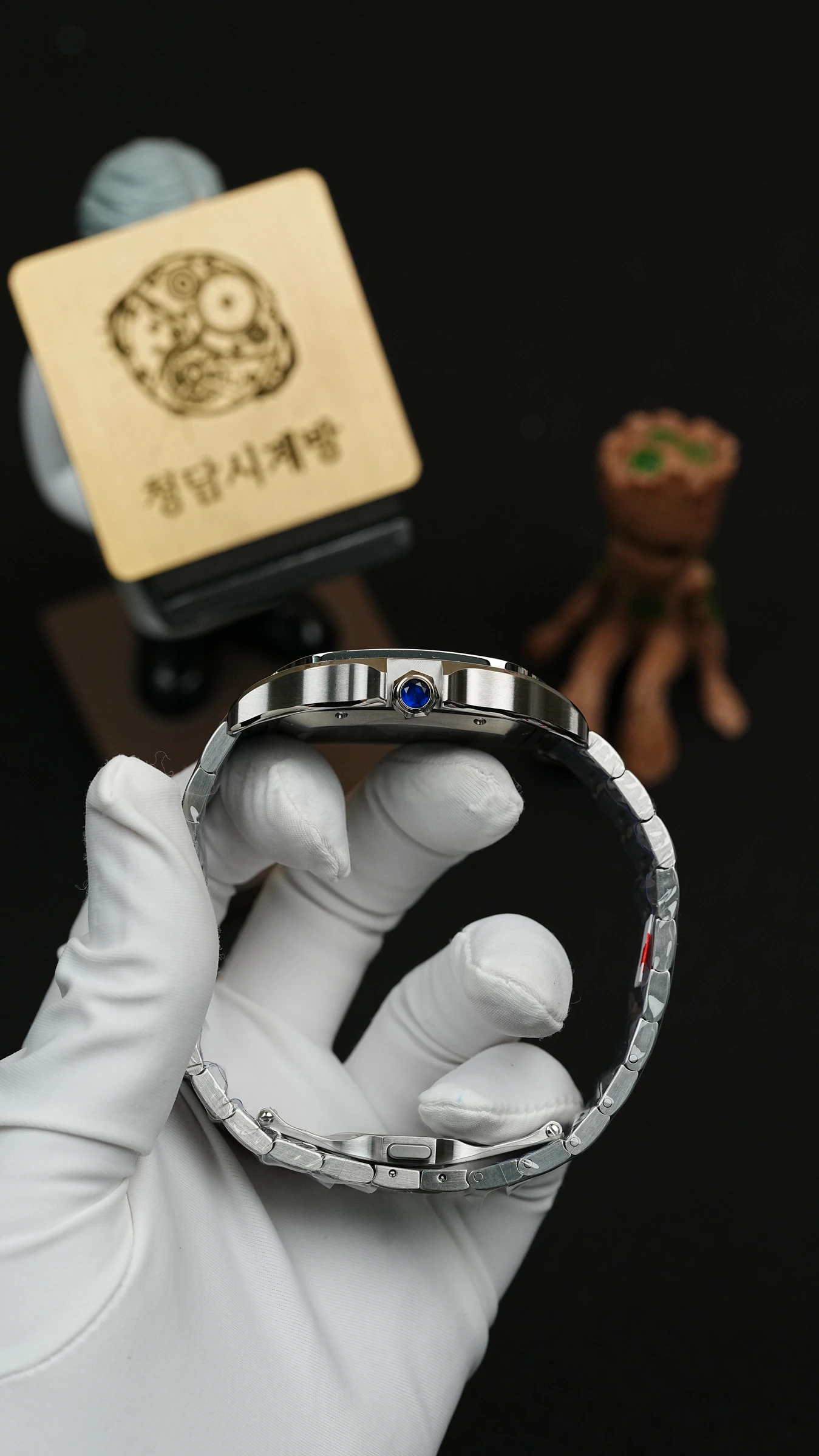 까르띠에 산토스 드 까르띠에 청판 라지 상세 이미지 3