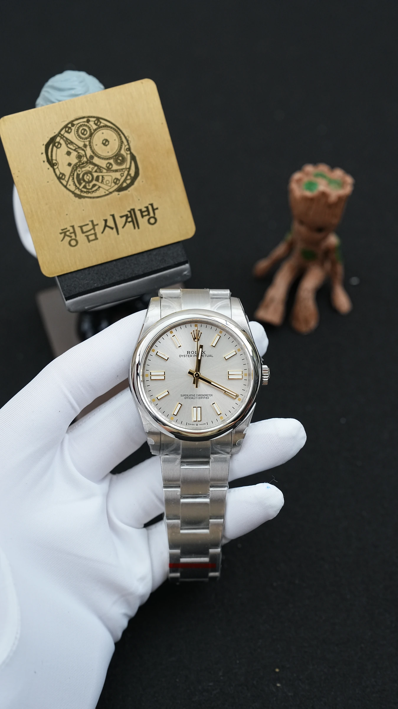 롤렉스 오이스터퍼페츄얼 논데이트 실버 상품 이미지 1