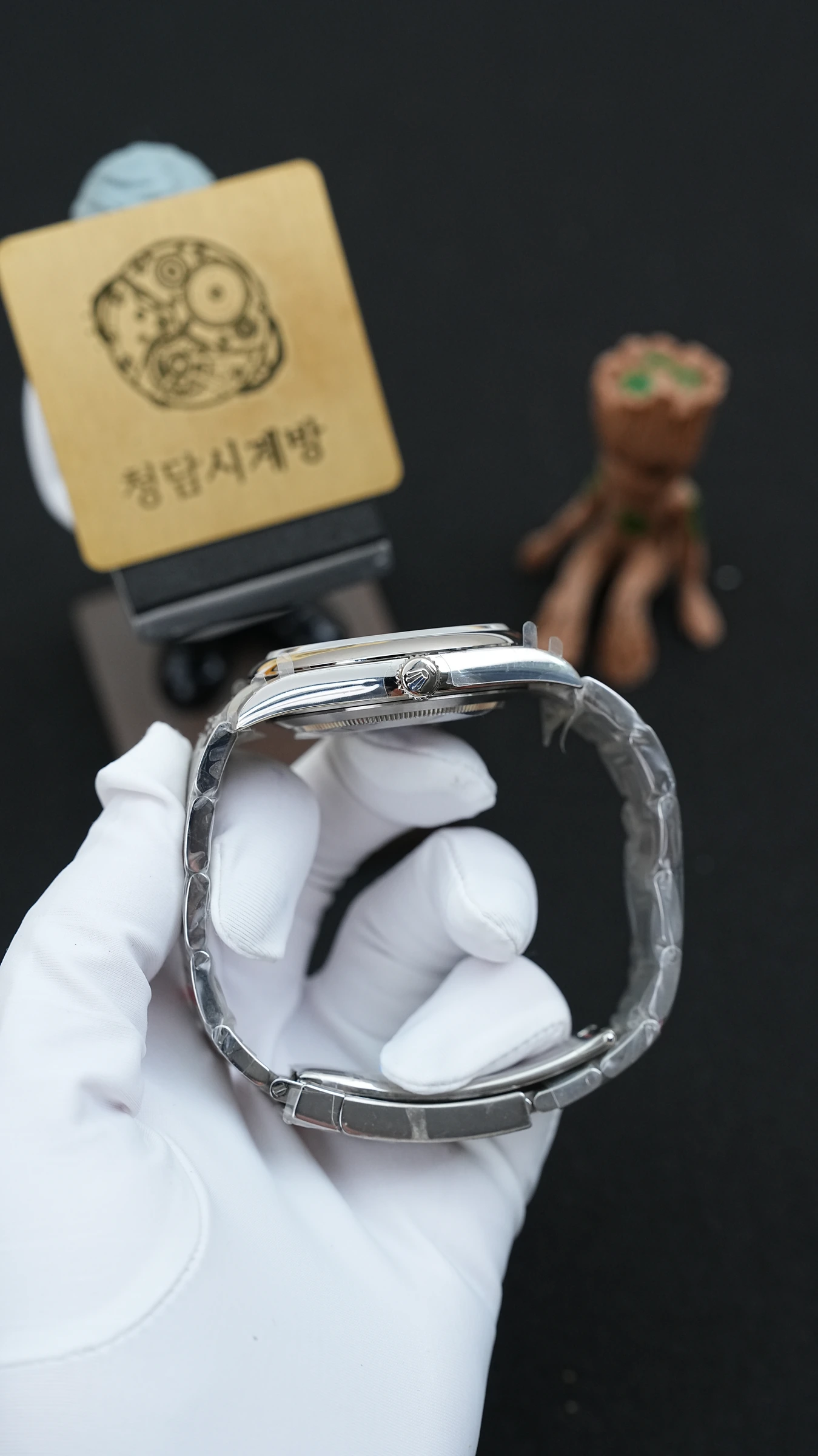 롤렉스 오이스터퍼페츄얼 논데이트 실버 상세 이미지 16