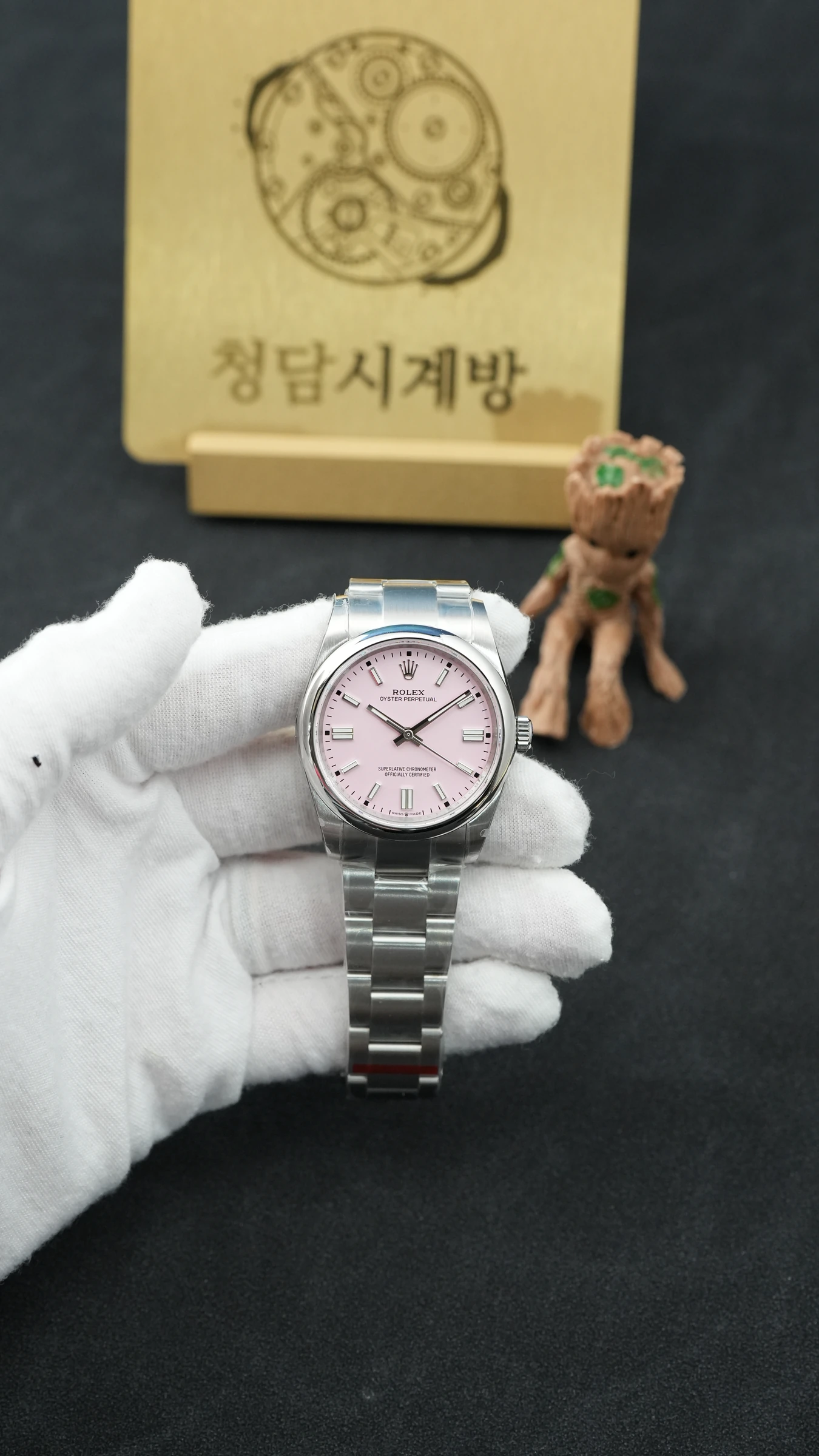 롤렉스 오이스터퍼페츄얼 논데이트 핑크 상품 이미지 1