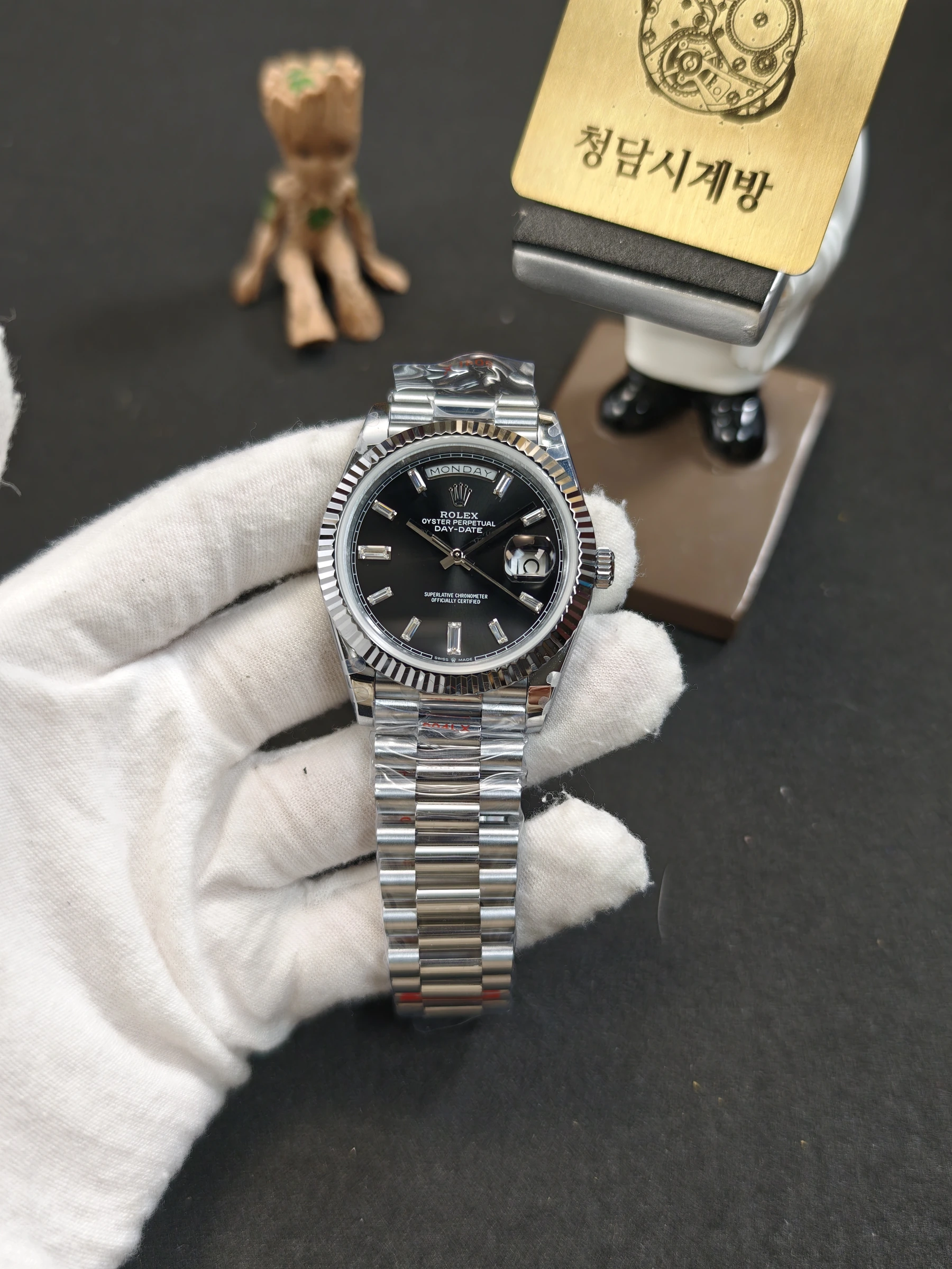 롤렉스 데이데이트 검판 바게트 상품 이미지 1