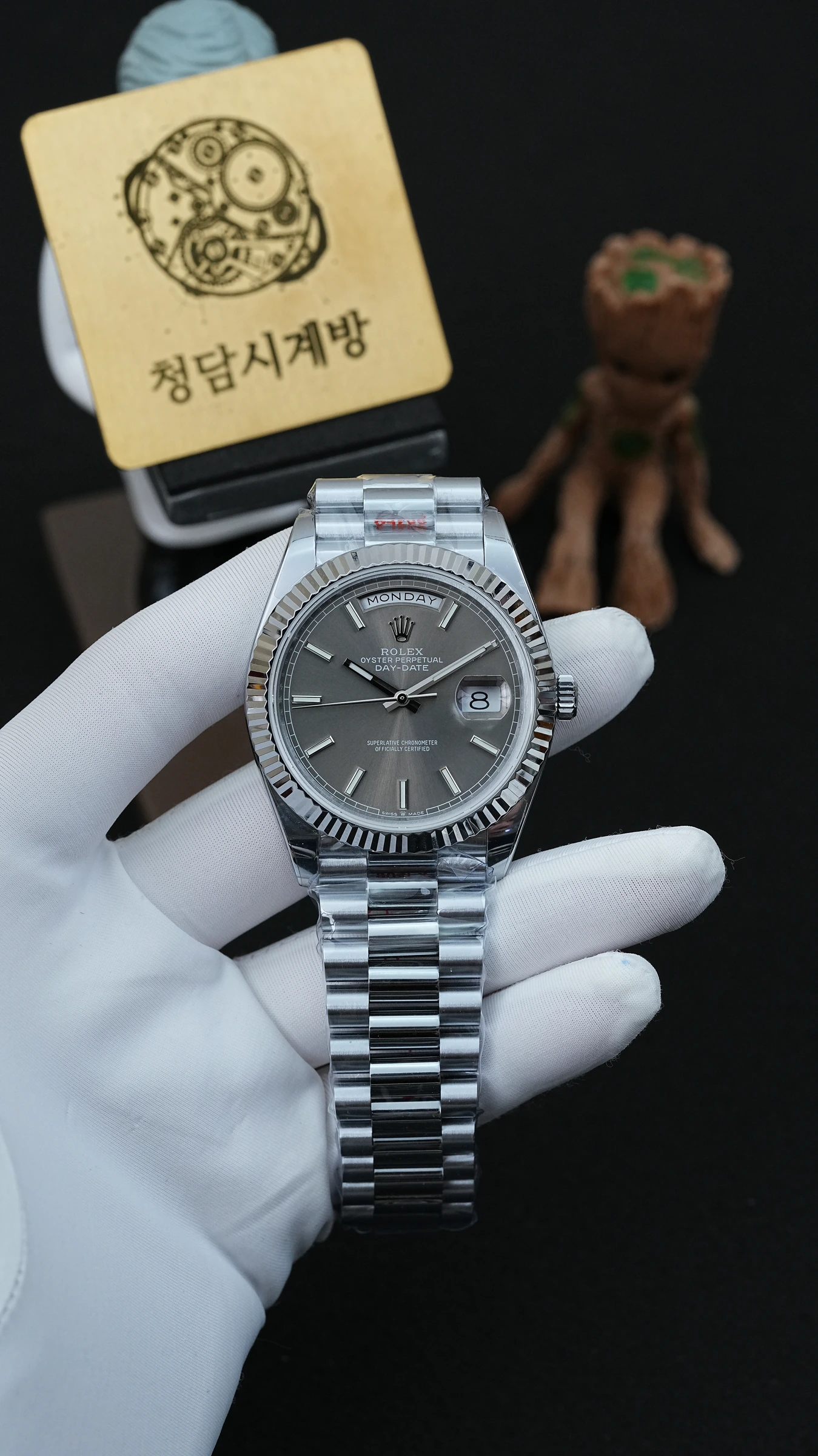 롤렉스 데이데이트 그레이 상세 이미지 3