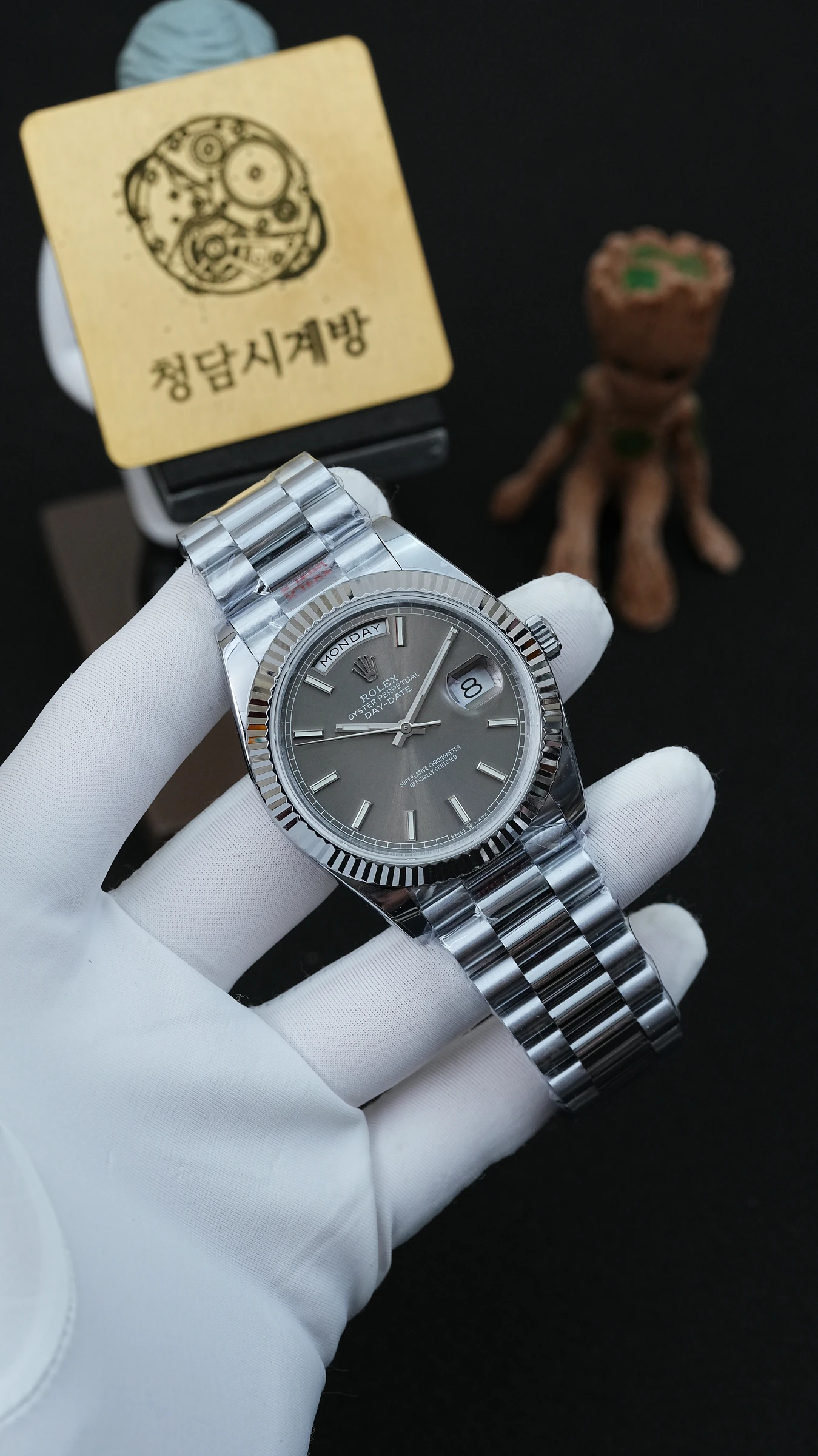 롤렉스 데이데이트 그레이 상세 이미지 17