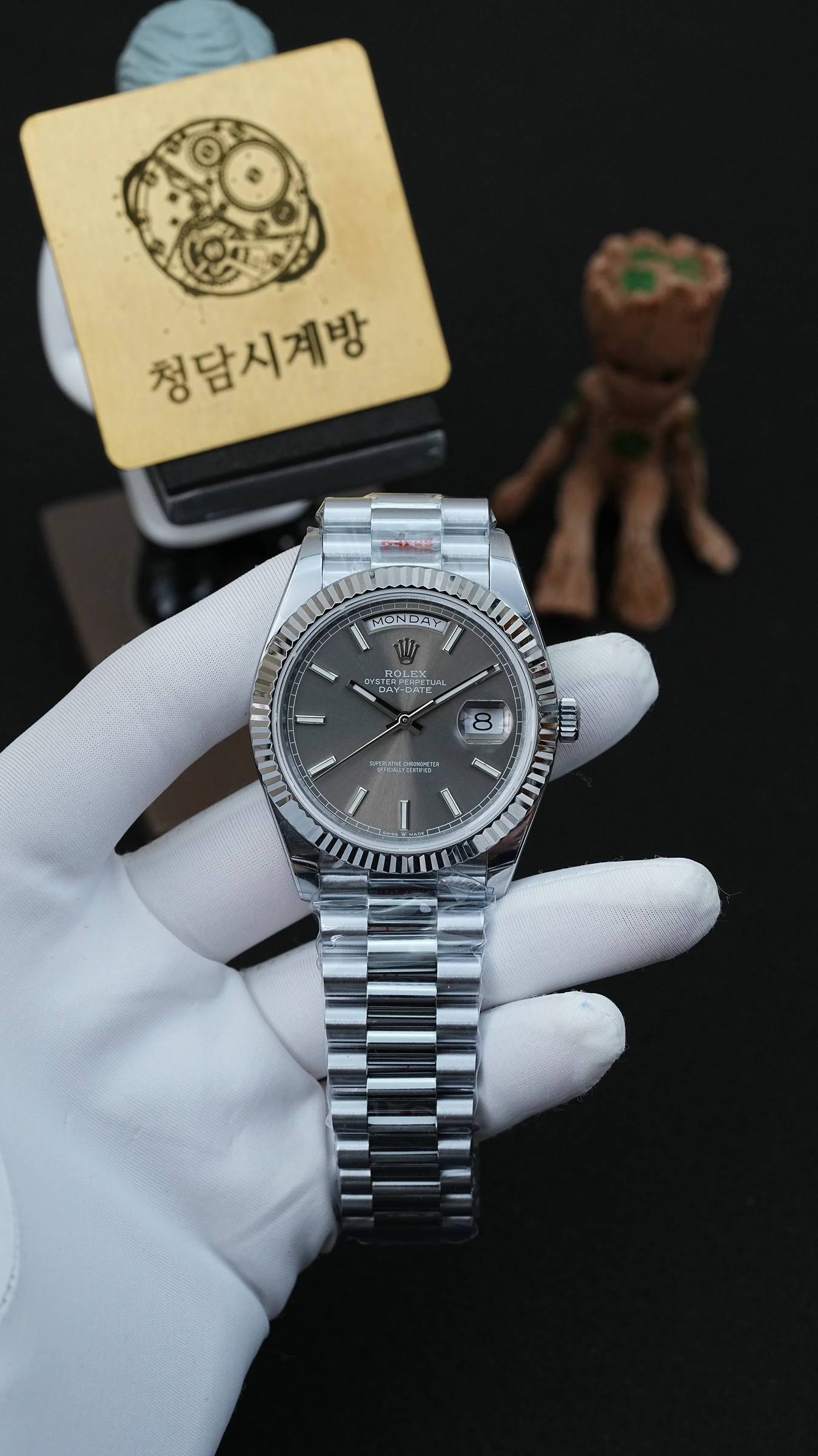 롤렉스 데이데이트 그레이 상세 이미지 18