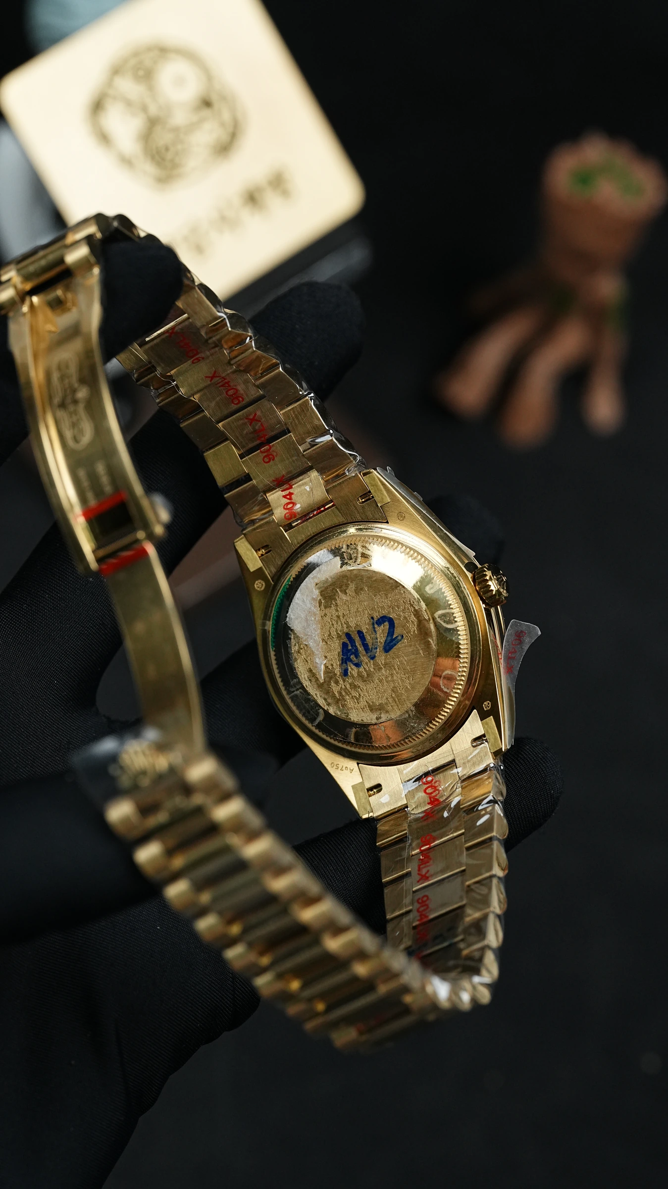 롤렉스 데이데이트 그린 옴브레 36mm 상세 이미지 10
