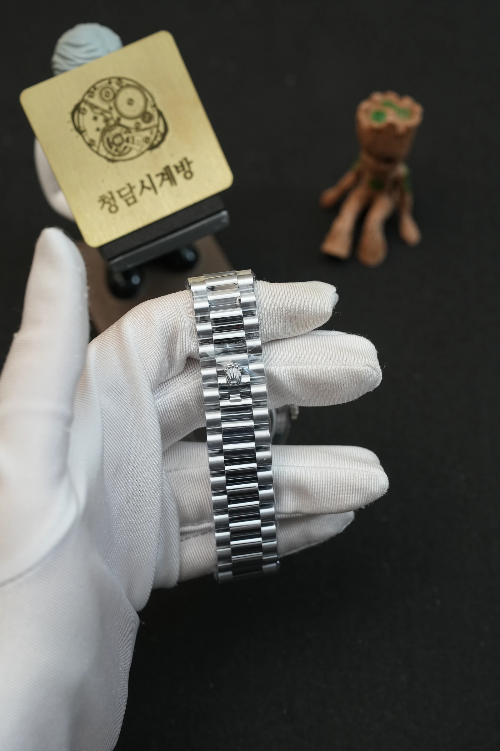 롤렉스 데이데이트 블루 옴브레 로만 상세 이미지 11