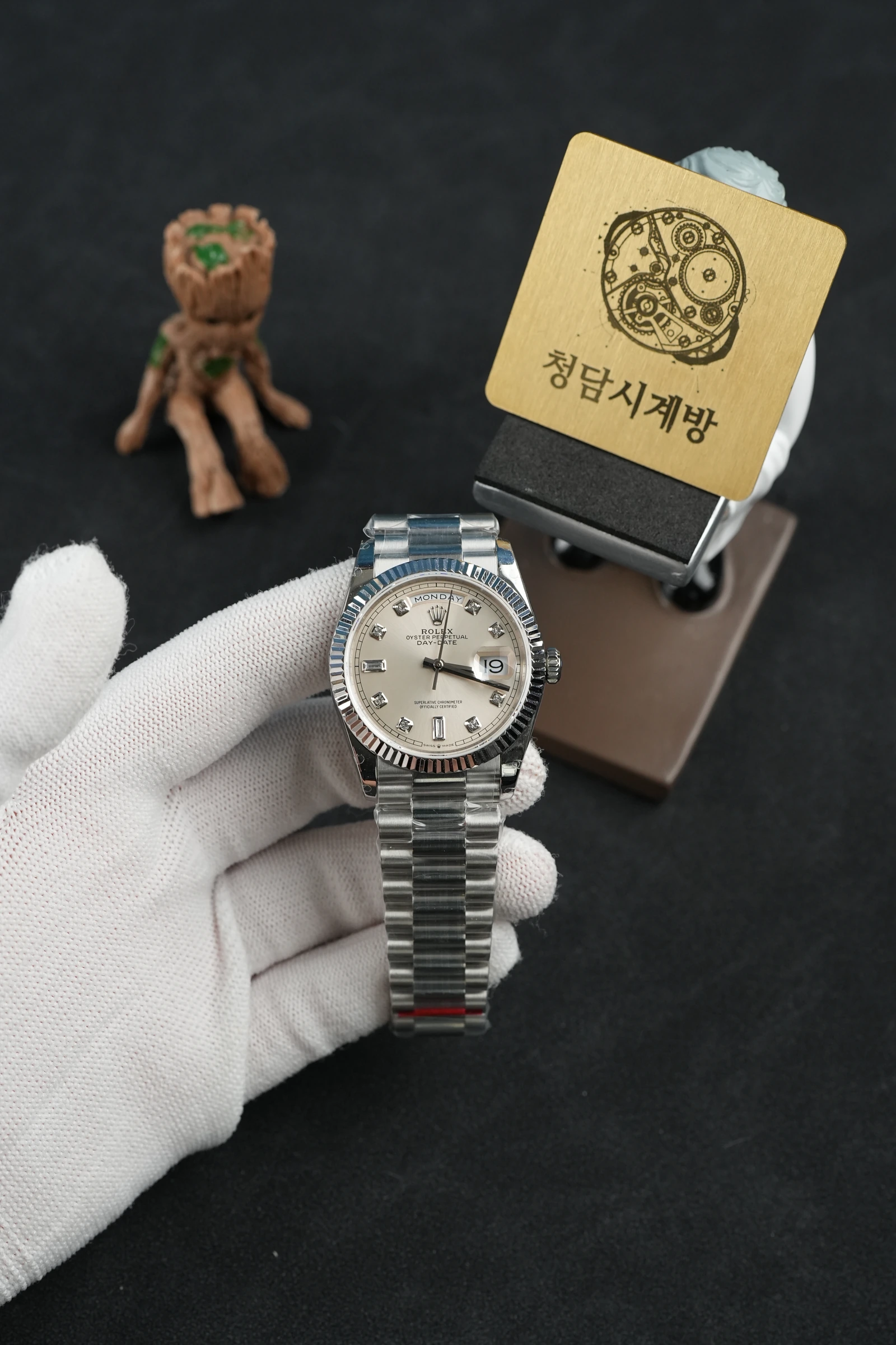 롤렉스 데이데이트 실버 10P 상품 이미지 1
