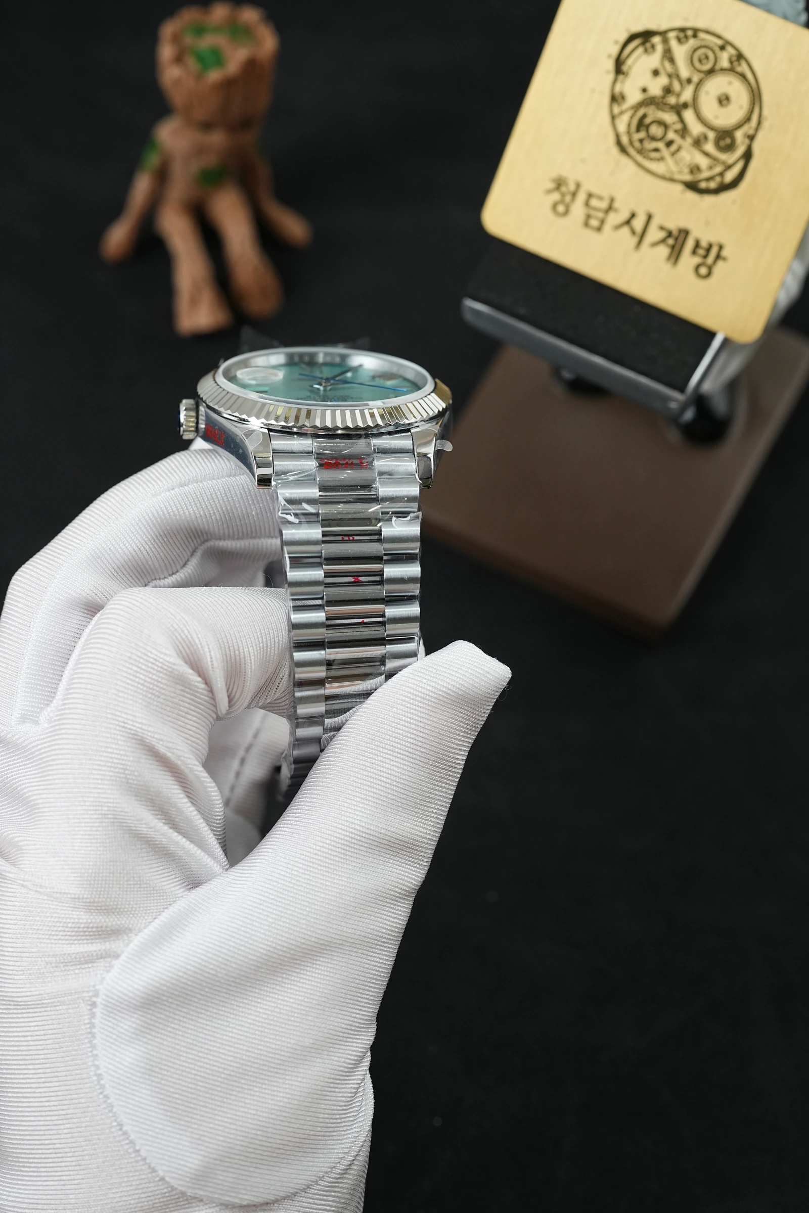 롤렉스 데이데이트 아이스블루 로만 상세 이미지 3