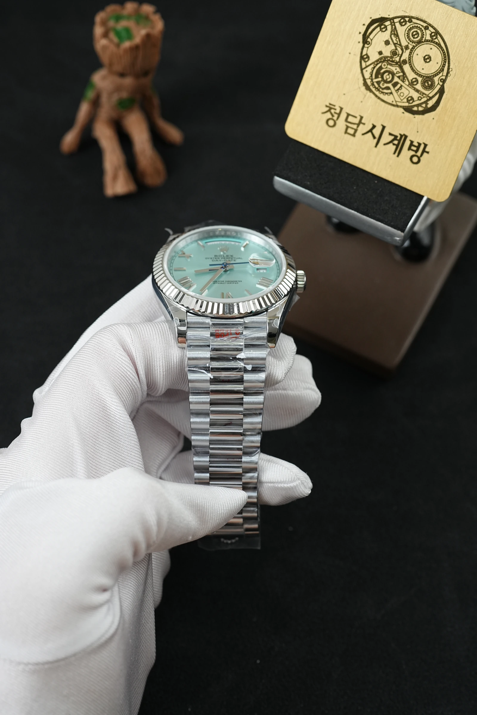 롤렉스 데이데이트 아이스블루 로만 상세 이미지 11