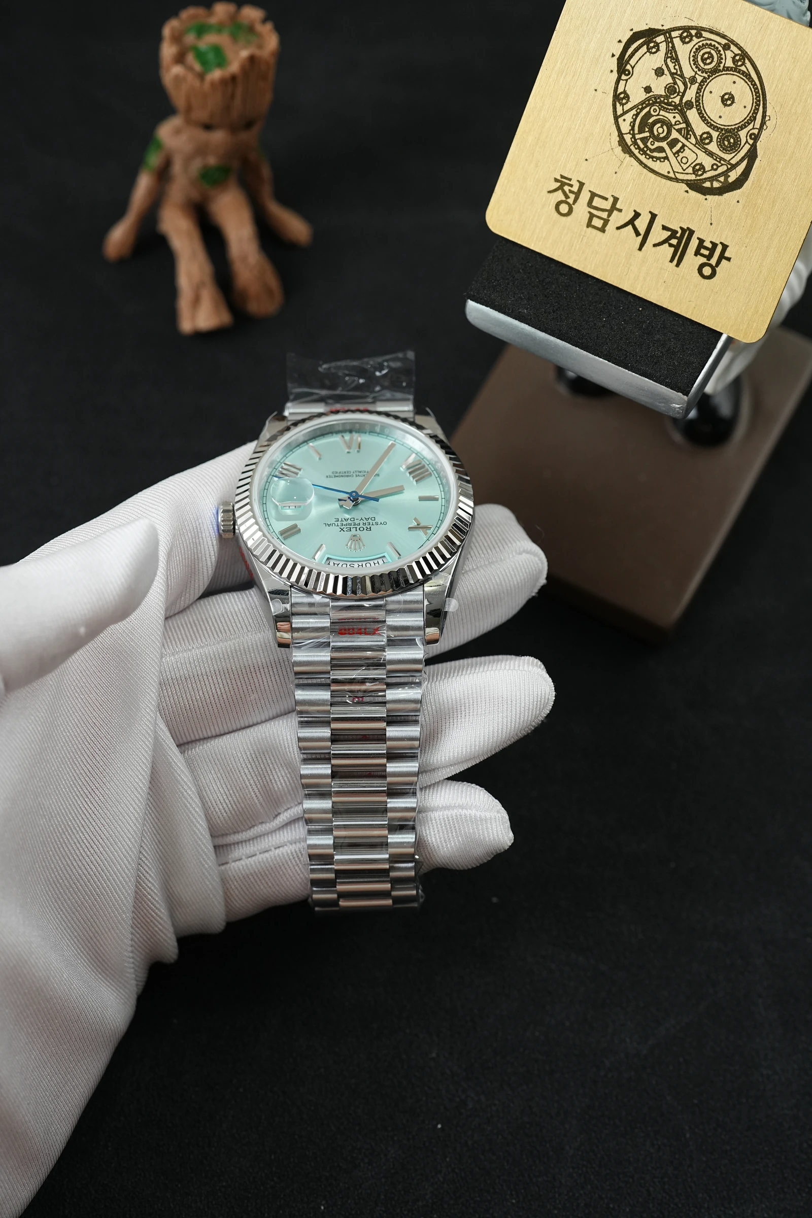롤렉스 데이데이트 아이스블루 로만 상세 이미지 15