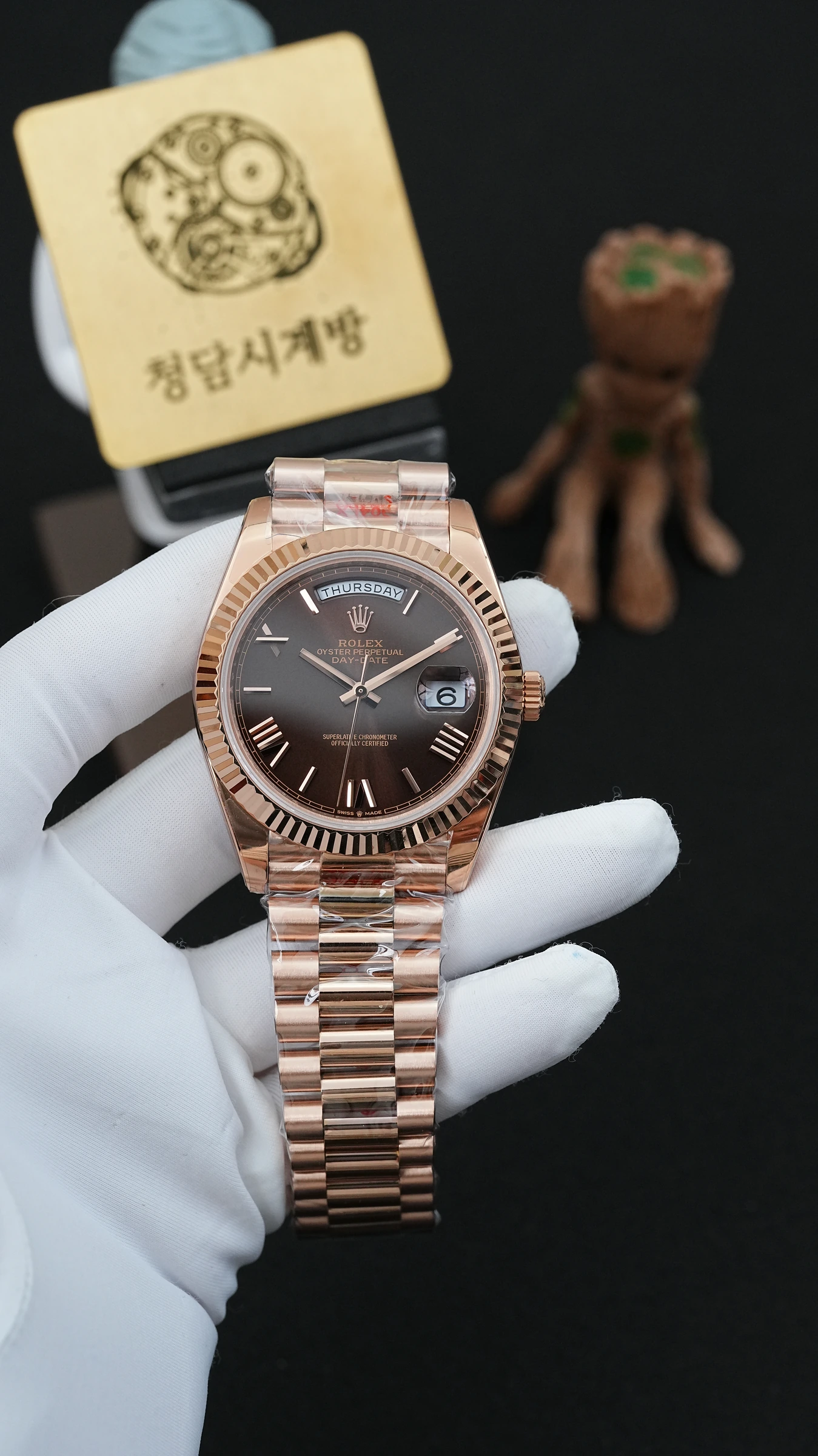 롤렉스 데이데이트 초코 로만 상품 이미지 1