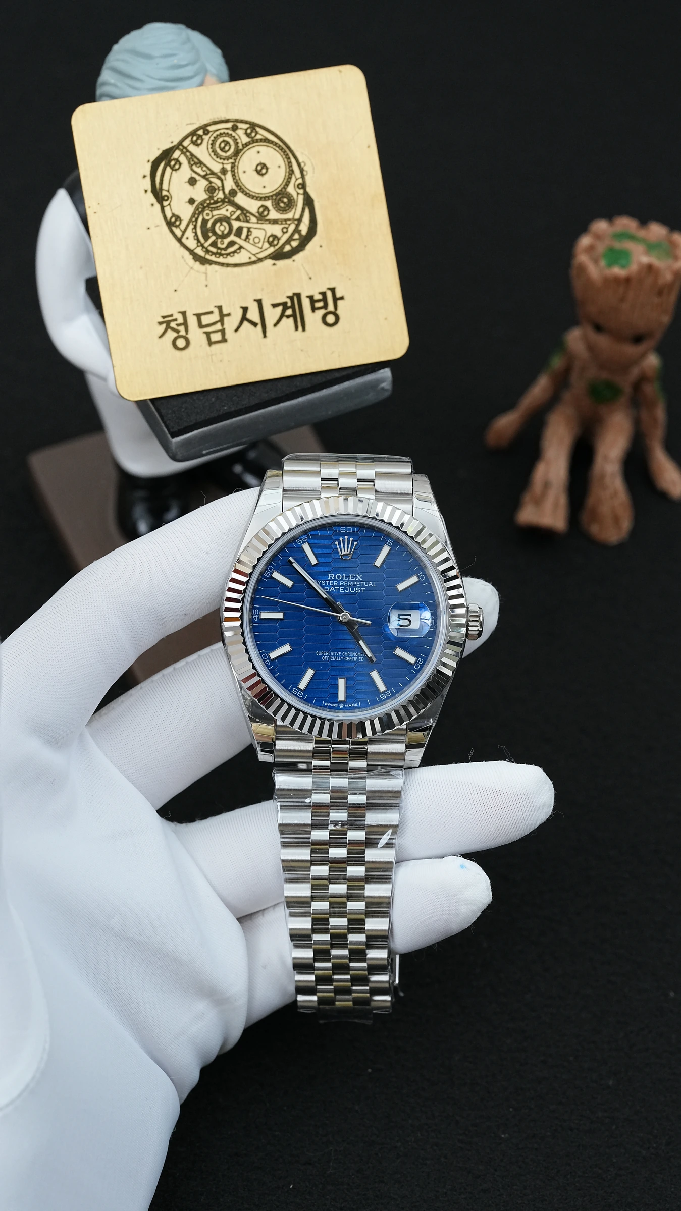 롤렉스 데이저스트 블루 모티브 상세 이미지 12