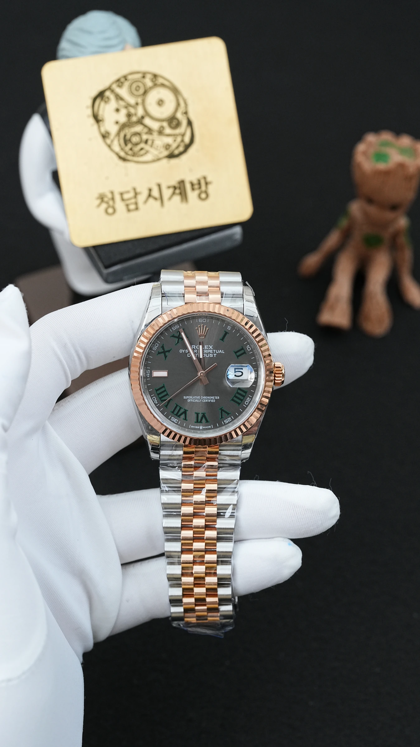 롤렉스 데이저스트 윔블던 로즈골드 콤비 상품 이미지 1